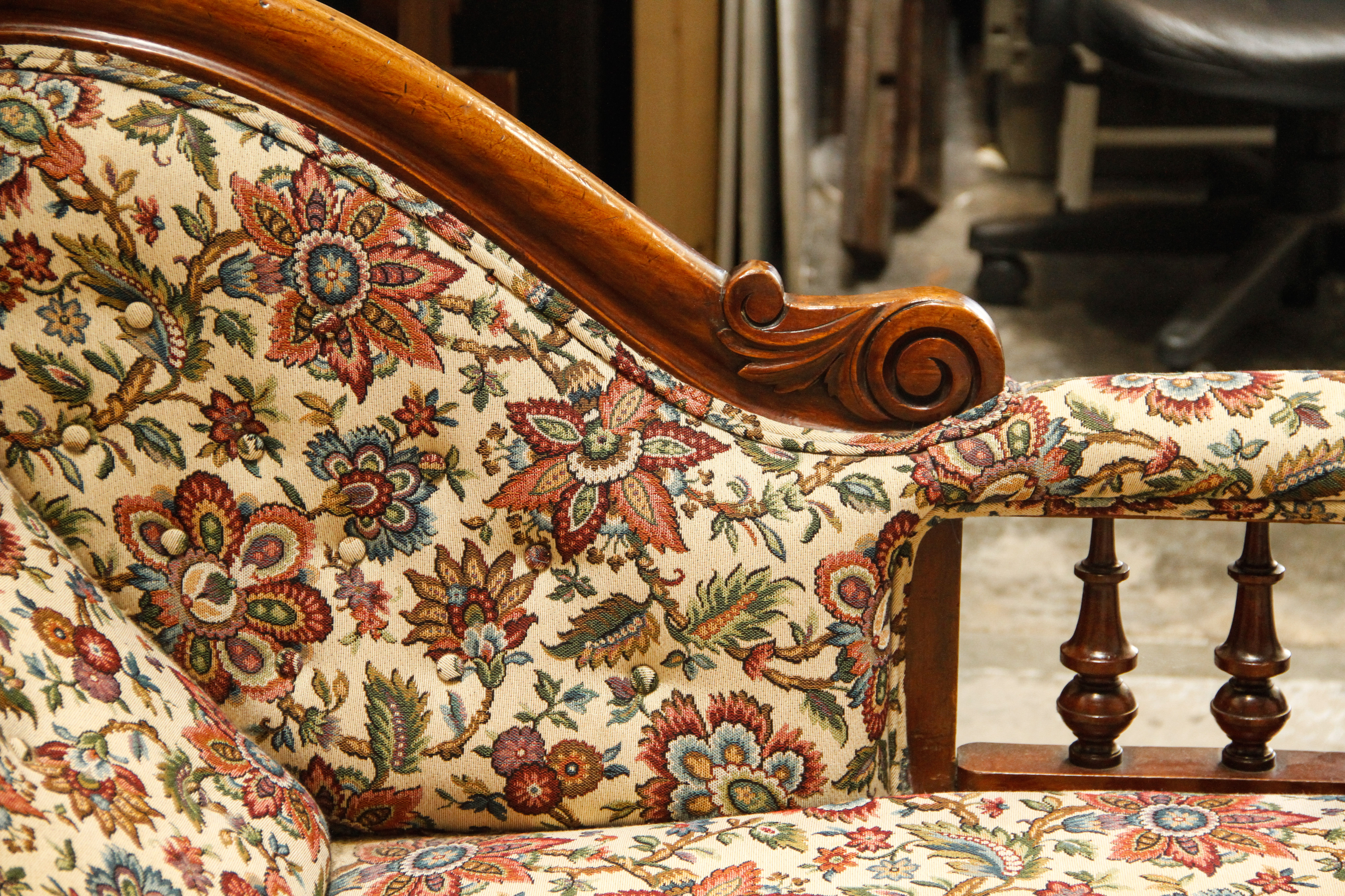 Late 19th Century Victorian Eastlake Fainting Couch