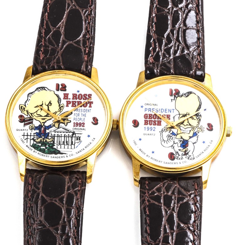 1992 George H.W. Bush  Ross H. Perot watches