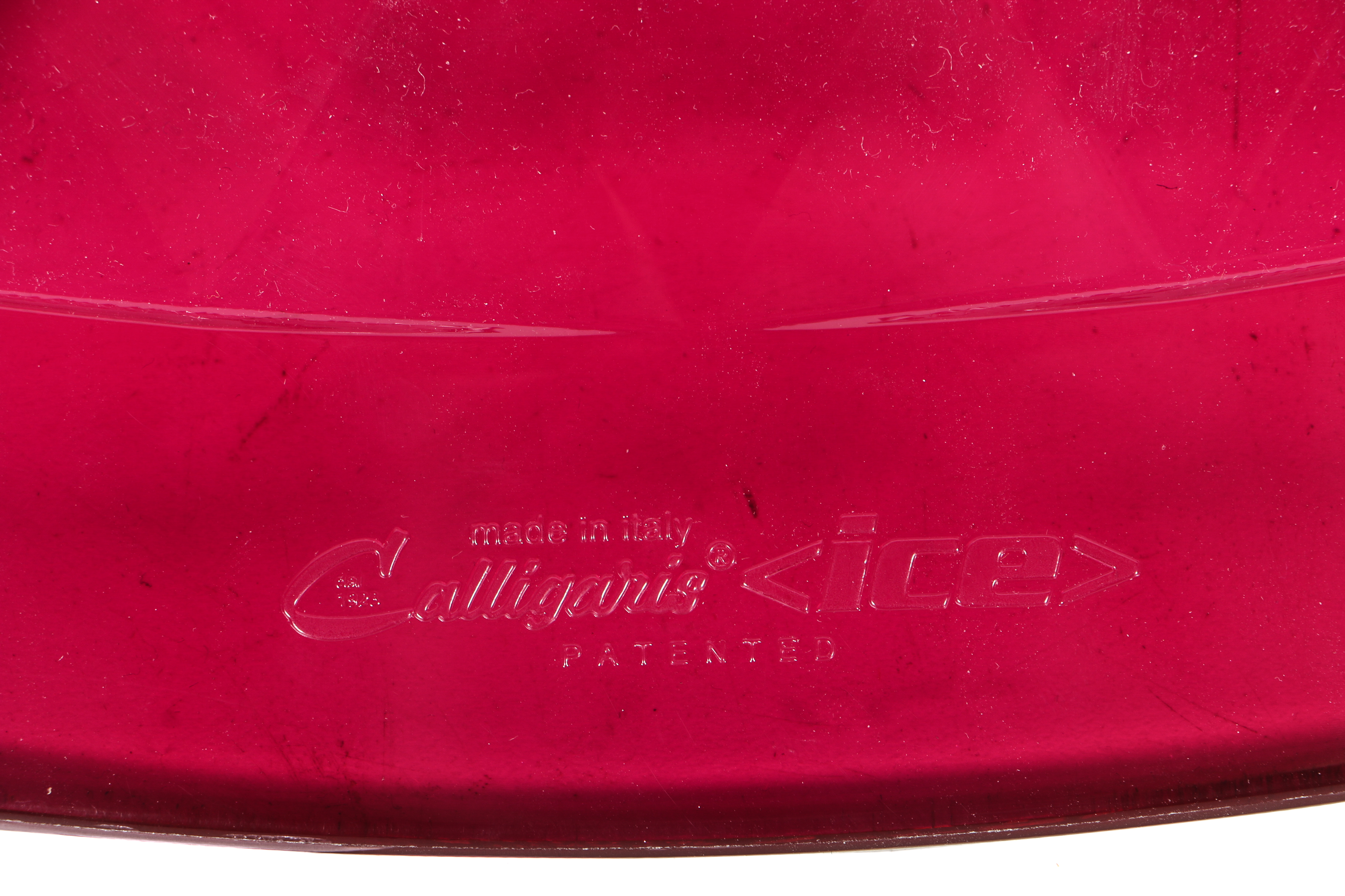 Contemporary "Ice" Pink Lucite Chairs by Callagaris