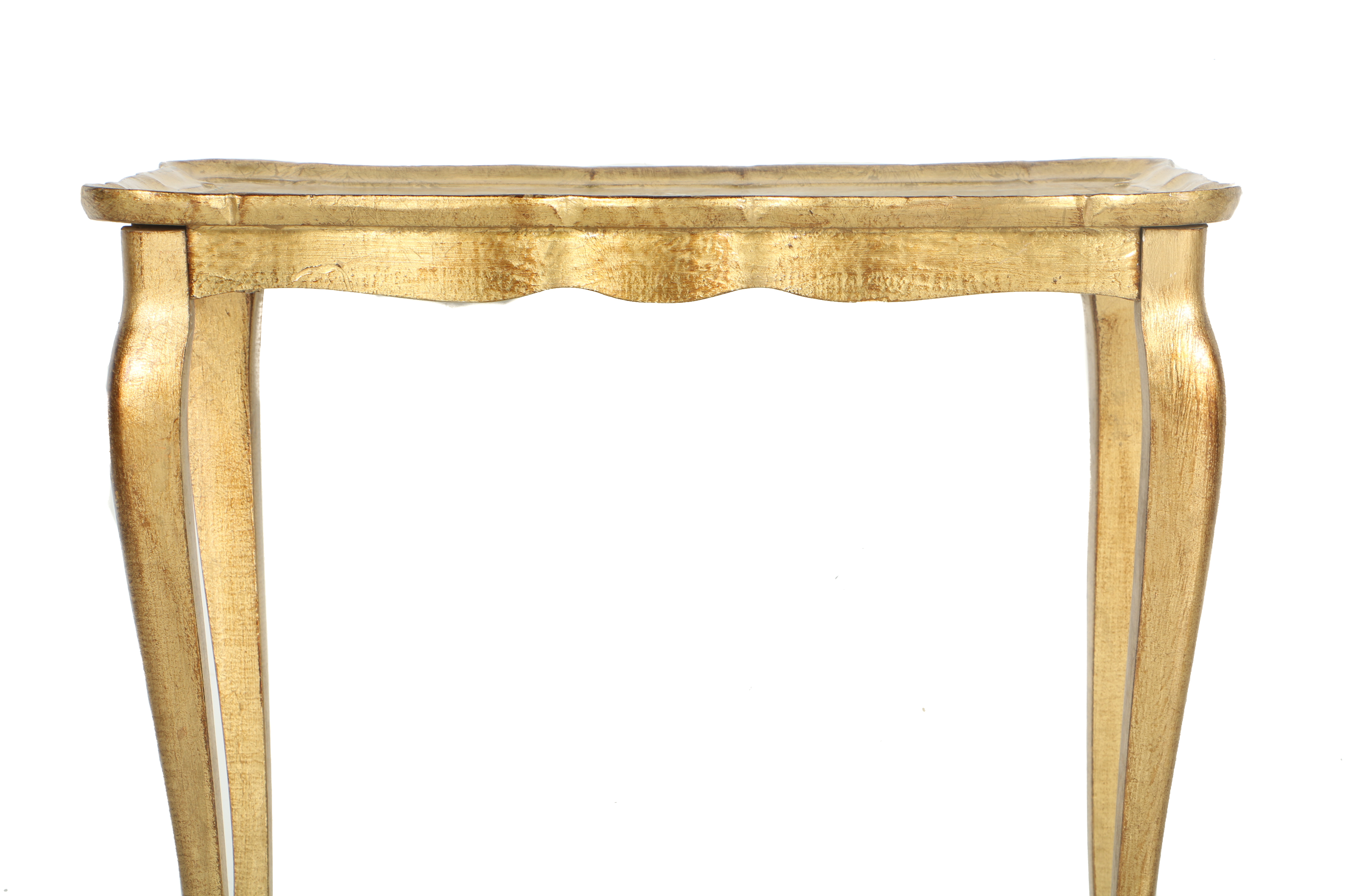 Italian Gold Tone Nesting Tables