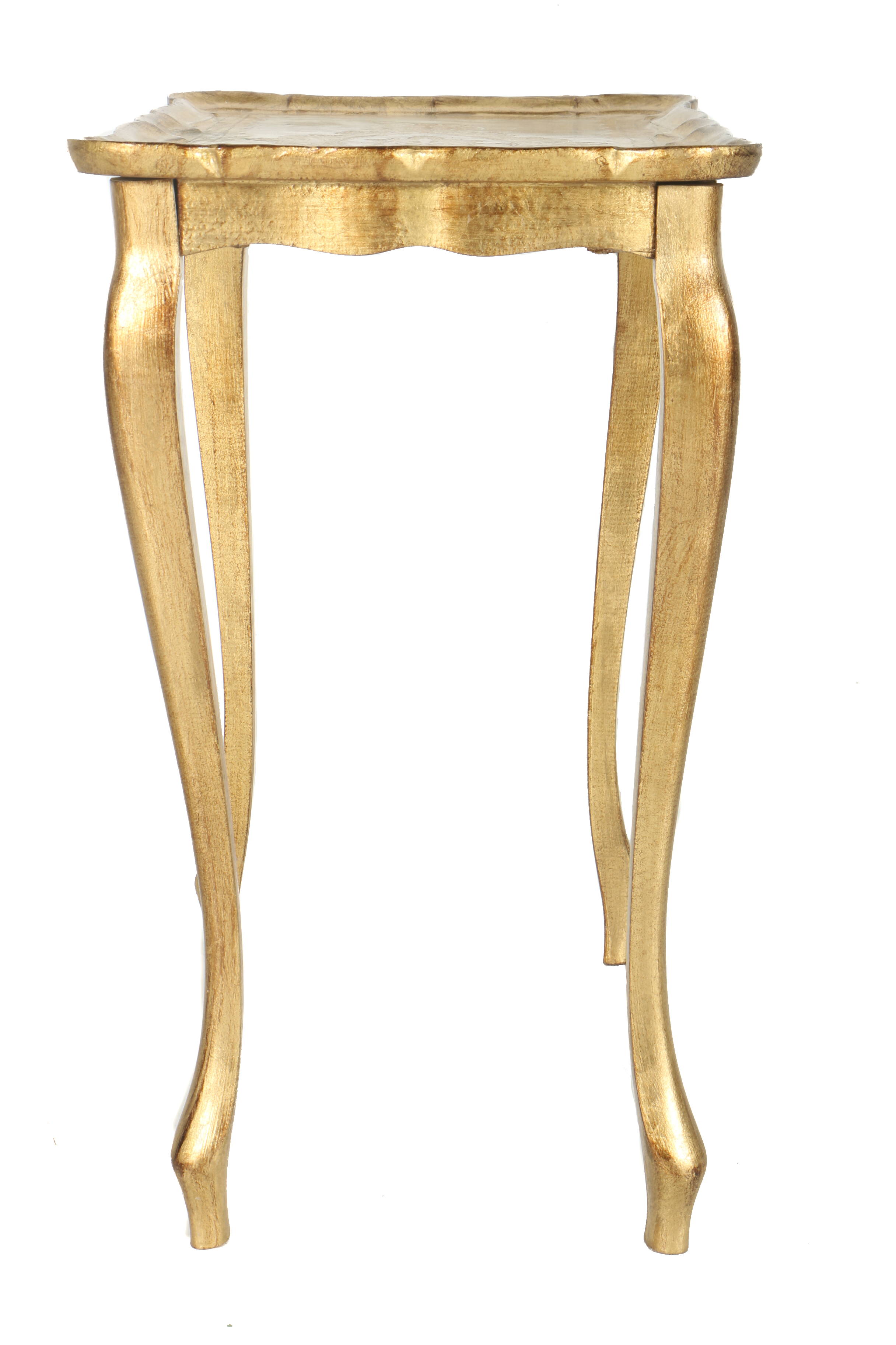 Italian Gold Tone Nesting Tables