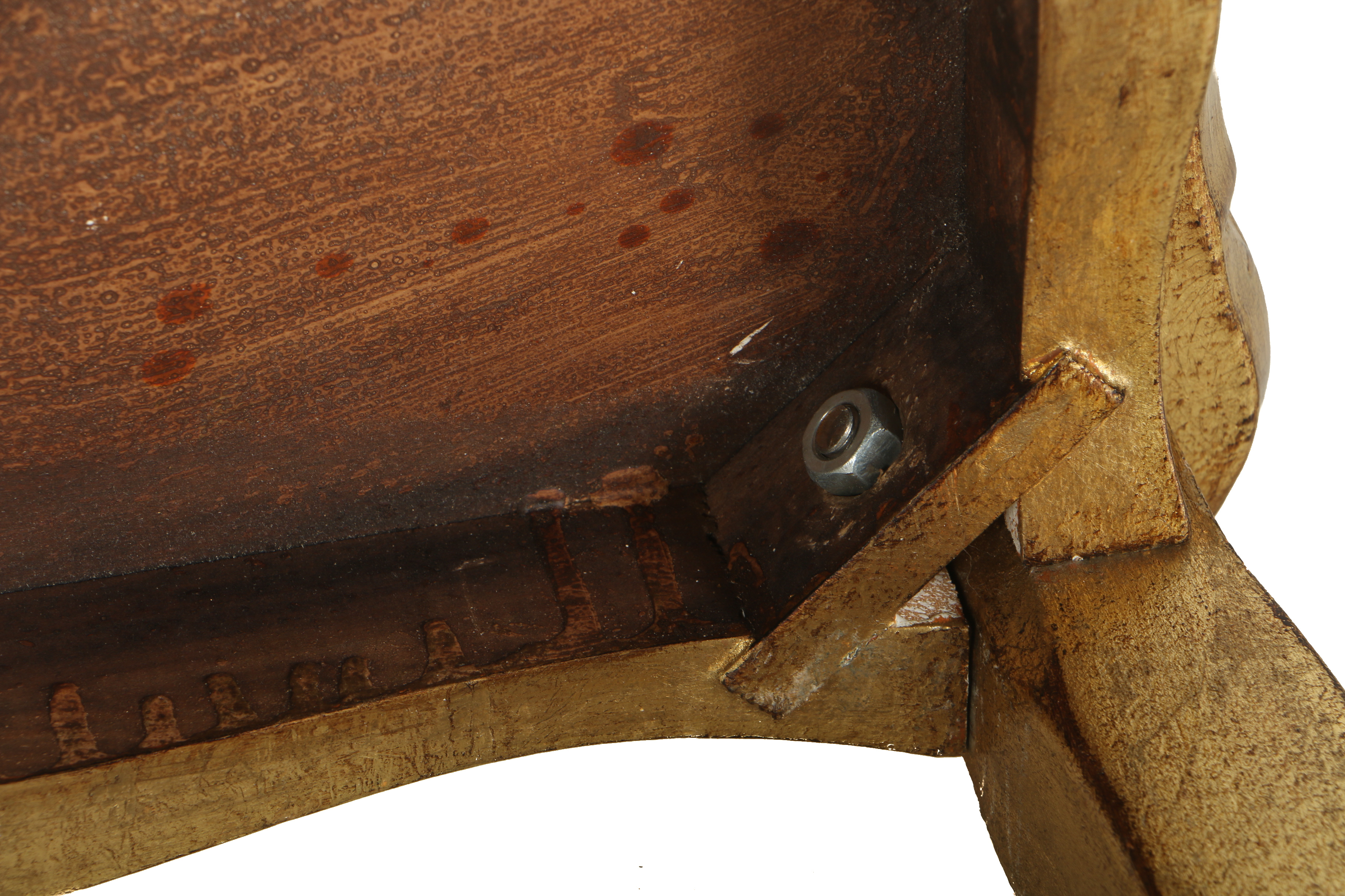 Italian Gold Tone Nesting Tables