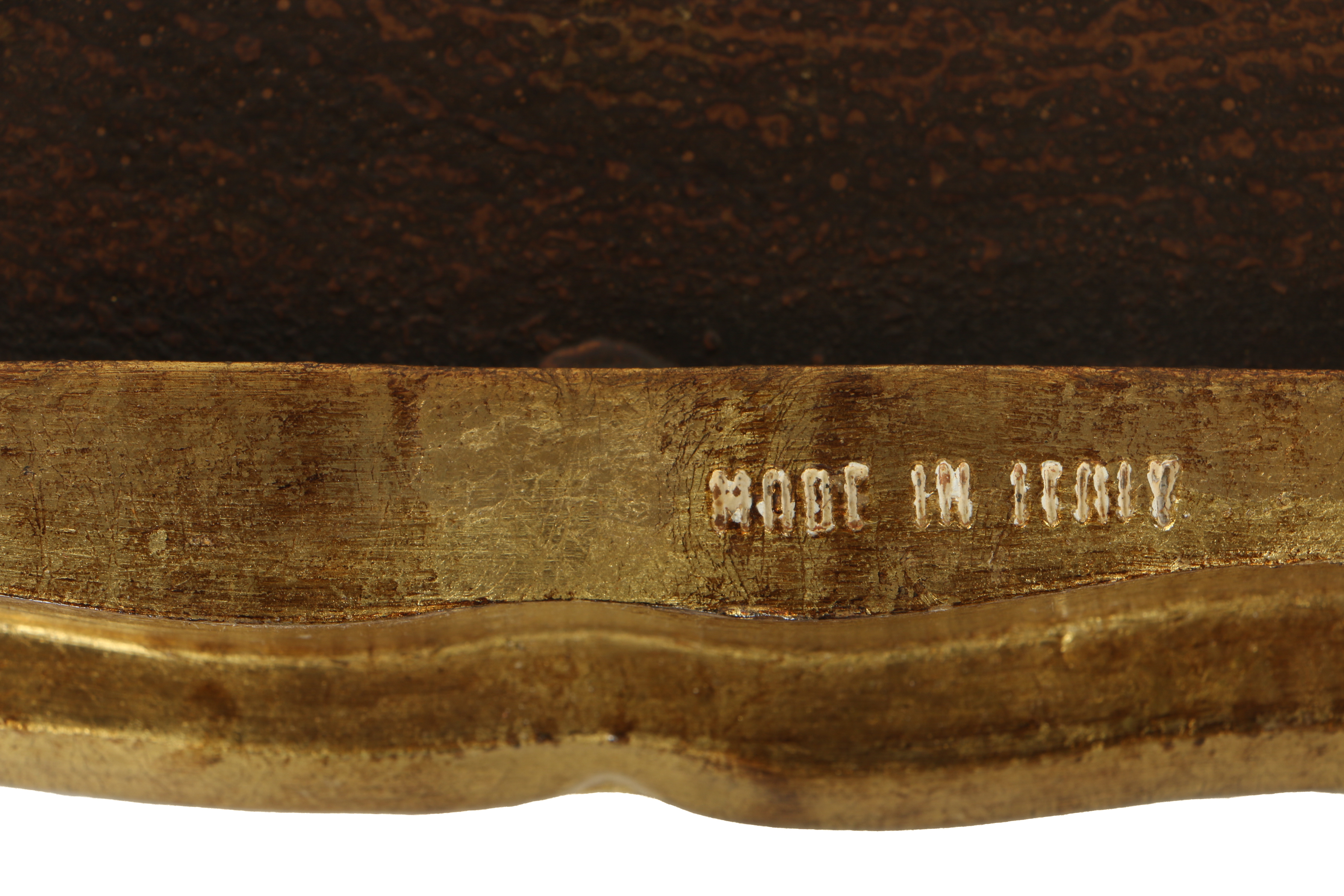 Italian Gold Tone Nesting Tables