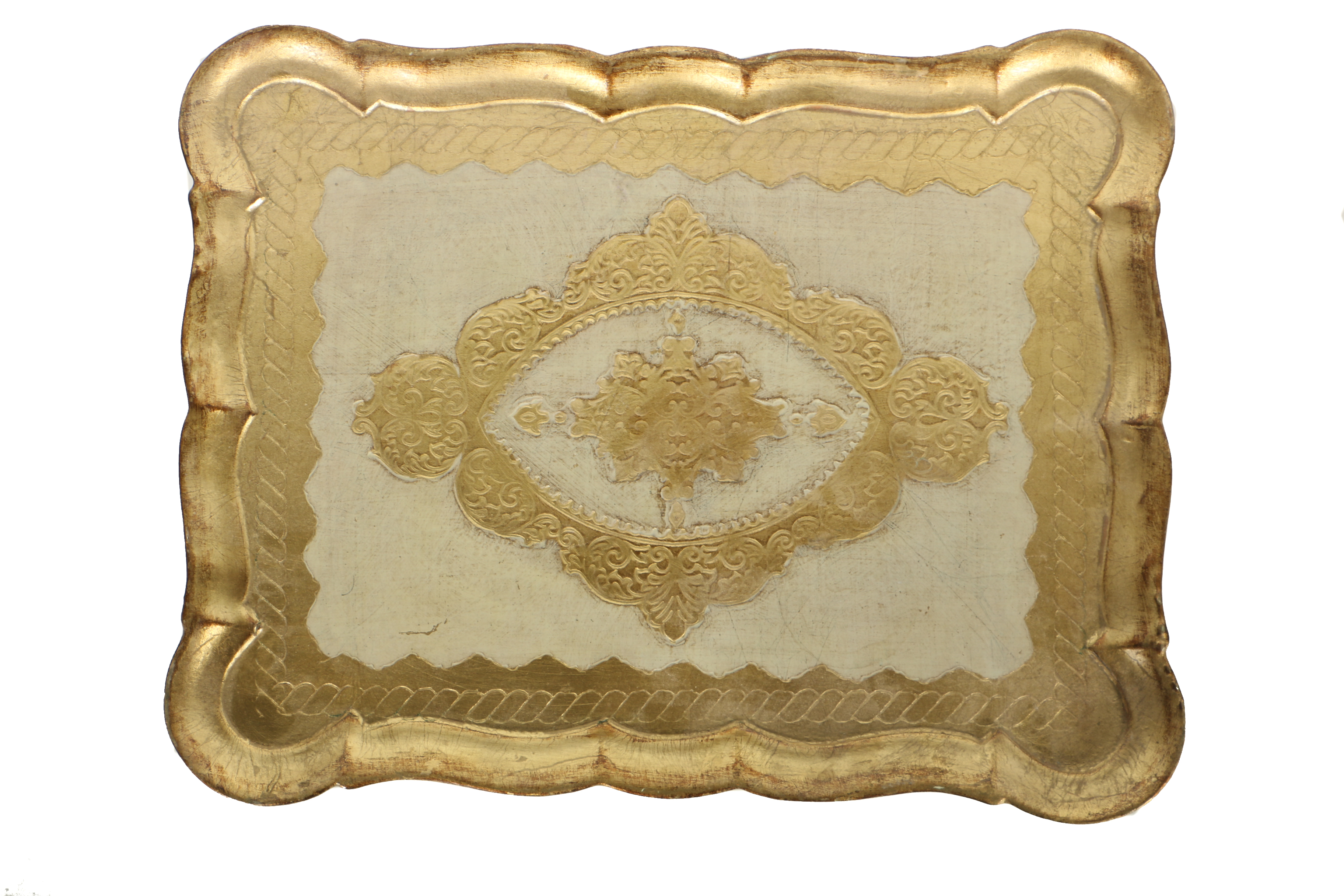 Italian Gold Tone Nesting Tables