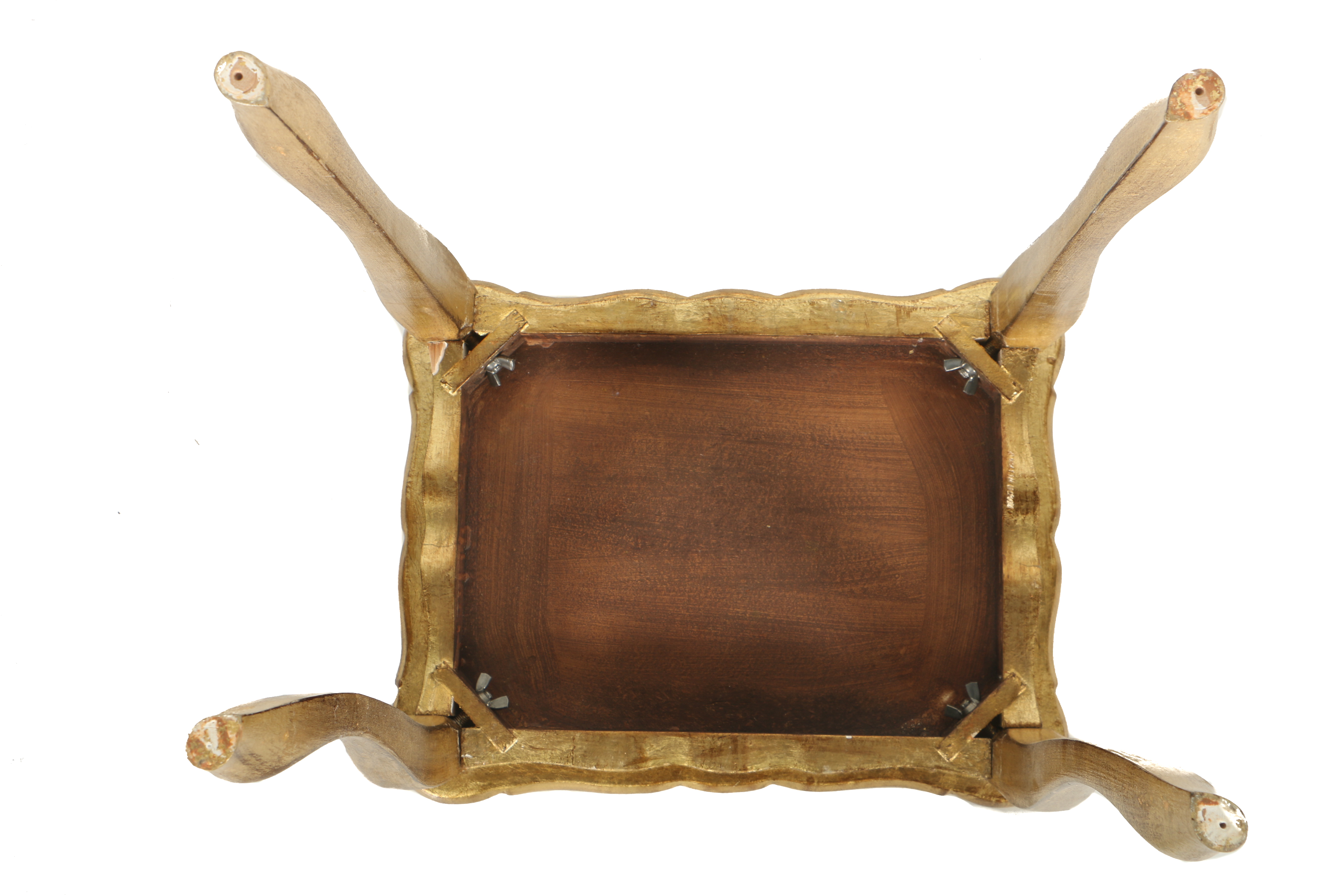 Italian Gold Tone Nesting Tables