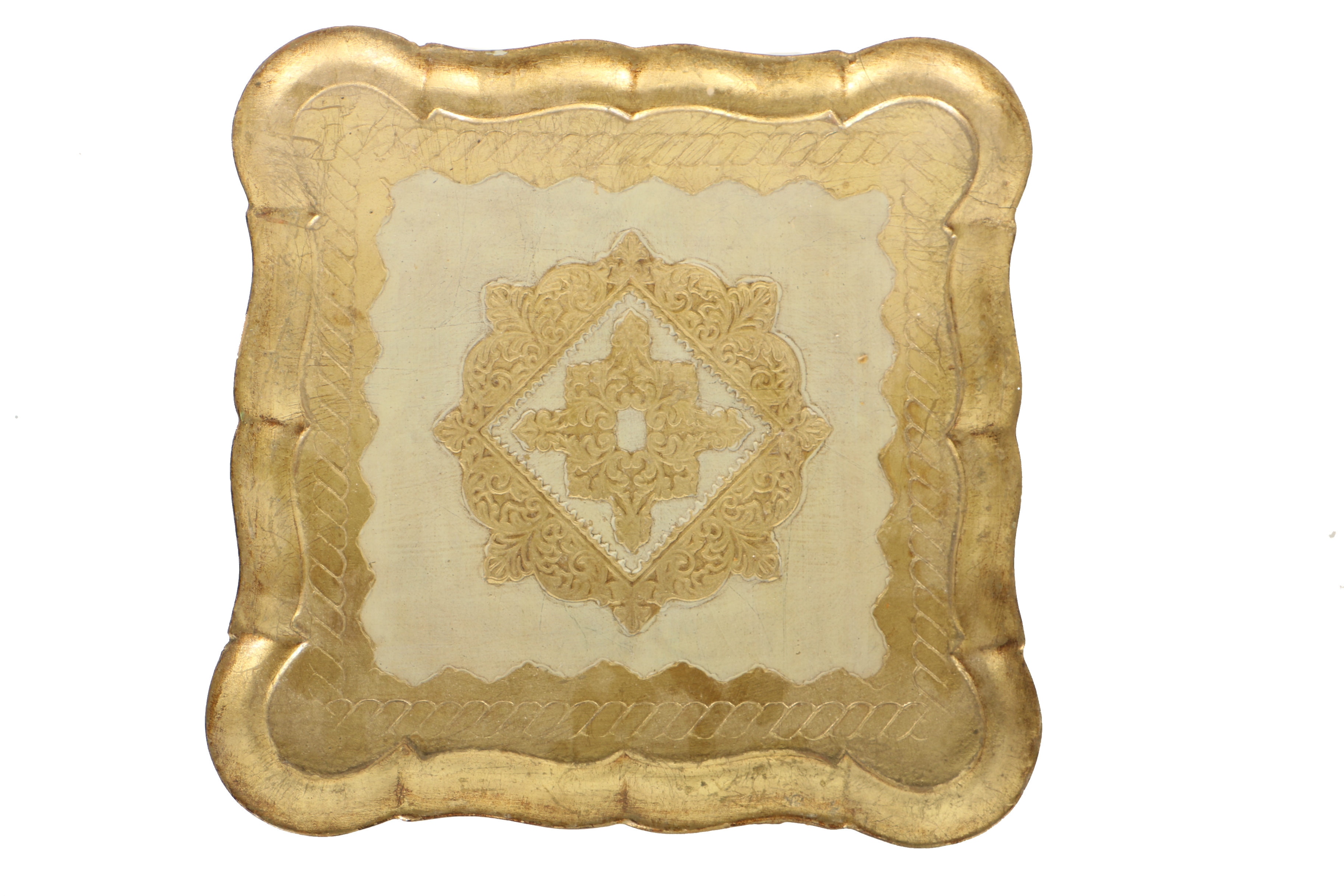 Italian Gold Tone Nesting Tables