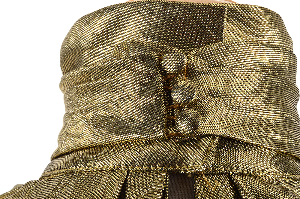 1970s Gold Lamé Ensemble Susan Wore When She Met Sammy Davis Jr.