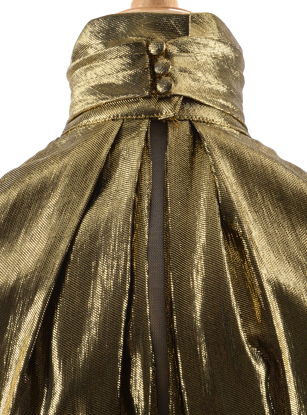 1970s Gold Lamé Ensemble Susan Wore When She Met Sammy Davis Jr.