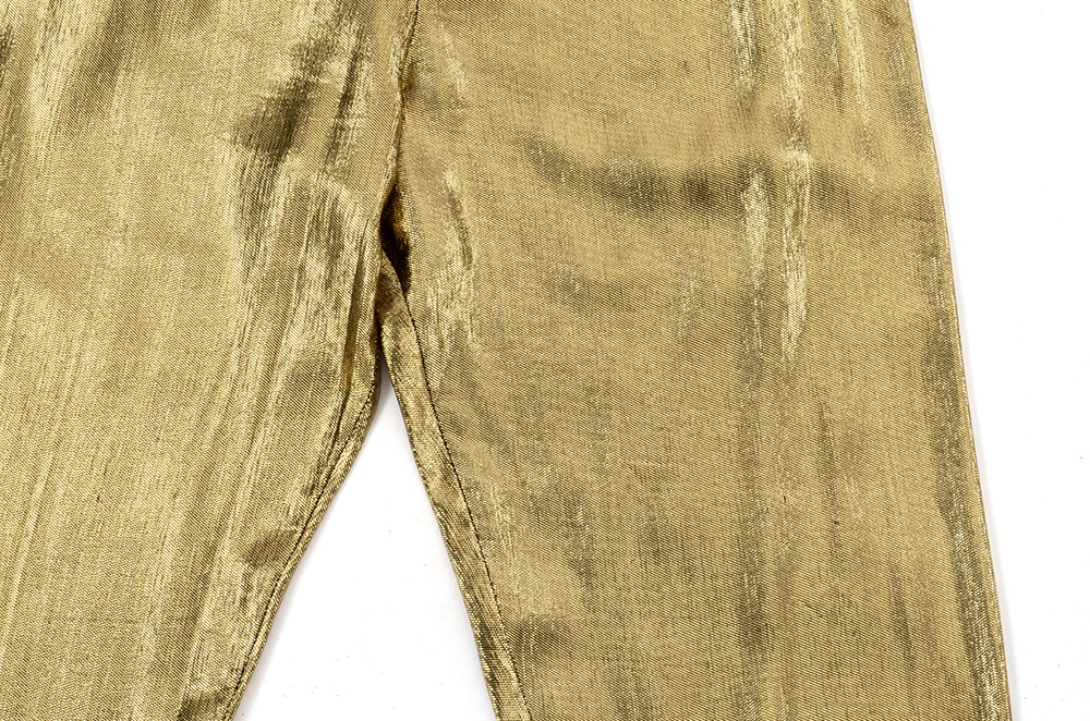 1970s Gold Lamé Ensemble Susan Wore When She Met Sammy Davis Jr.