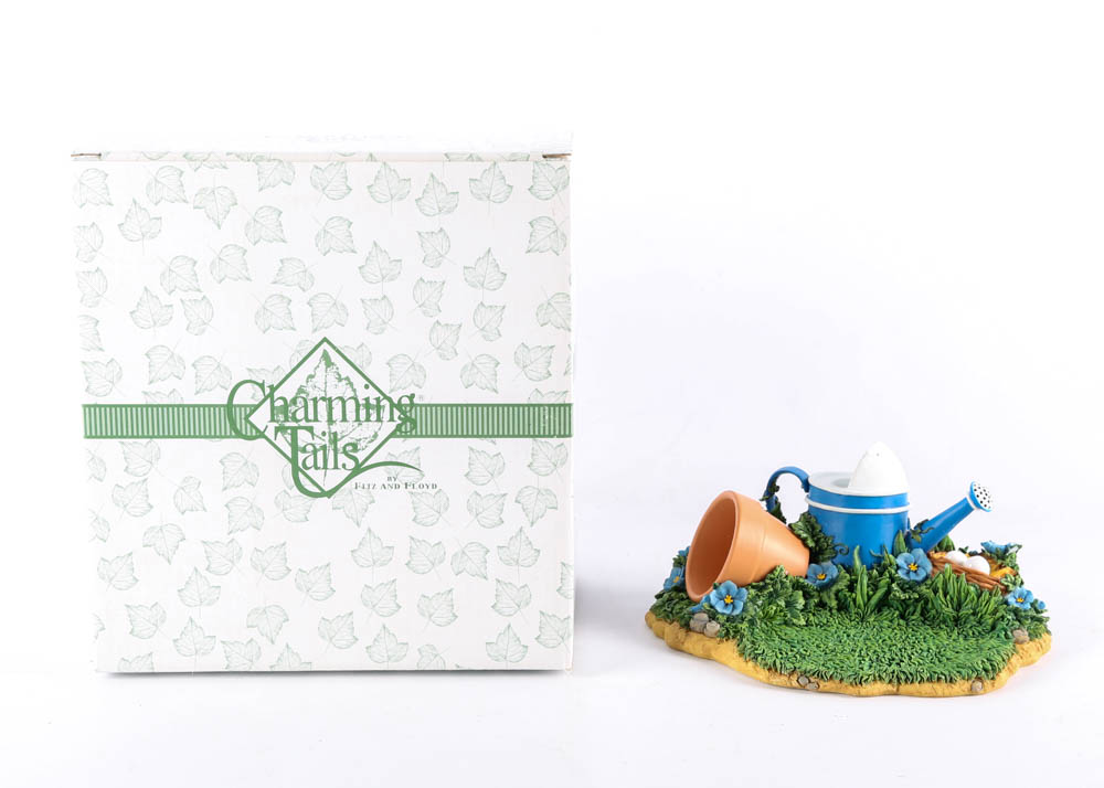 Collection of Handcrafted "Charming Tails" Springtime Figurines by Fitz and Floyd