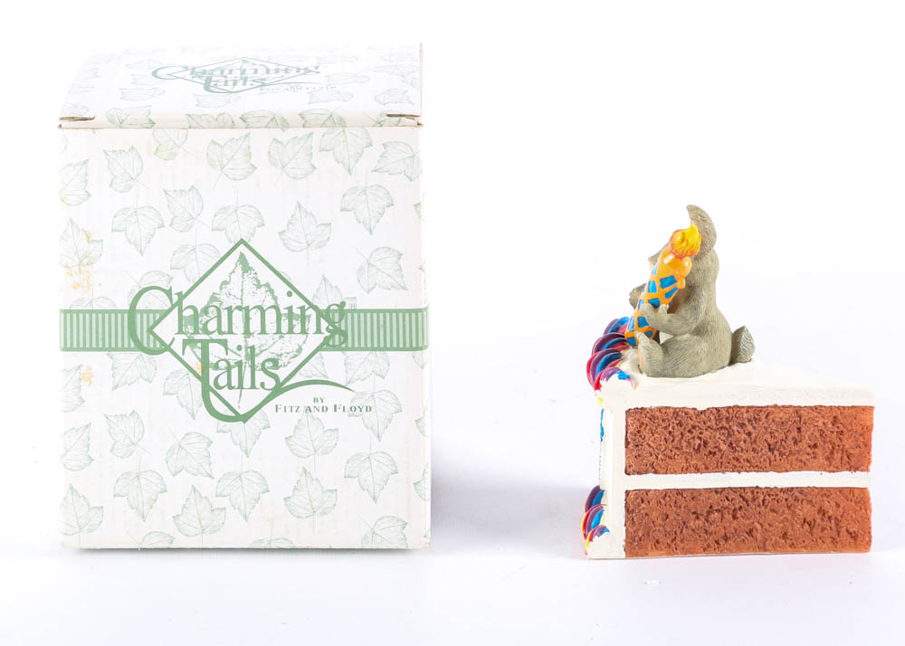 Collection of Handcrafted "Charming Tails" Springtime Figurines by Fitz and Floyd