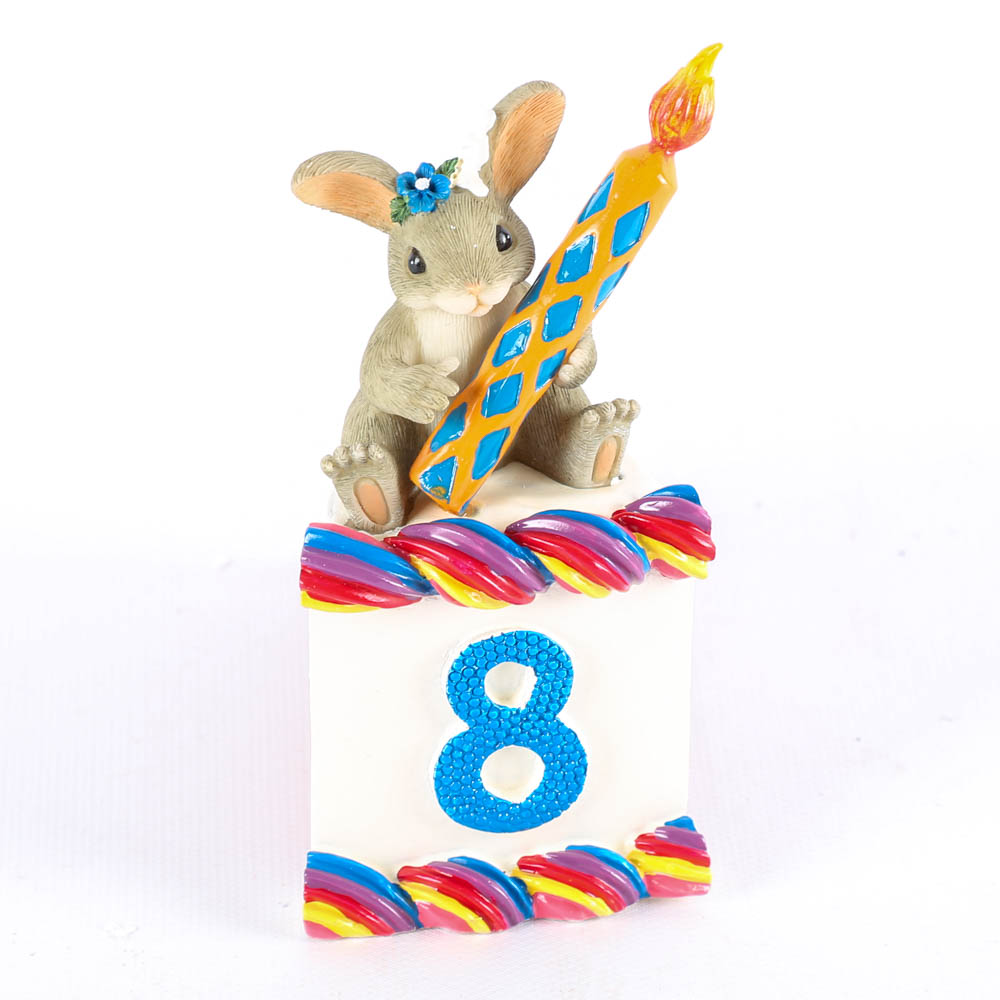 Collection of Handcrafted "Charming Tails" Springtime Figurines by Fitz and Floyd