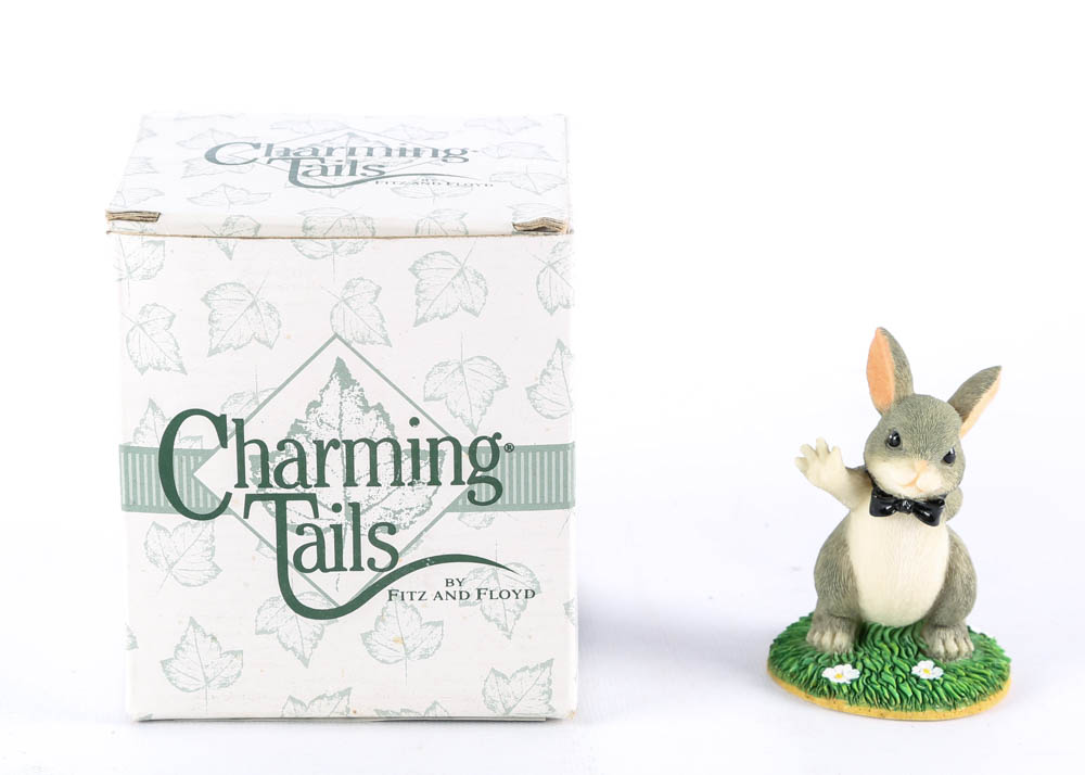 Collection of Handcrafted "Charming Tails" Springtime Figurines by Fitz and Floyd