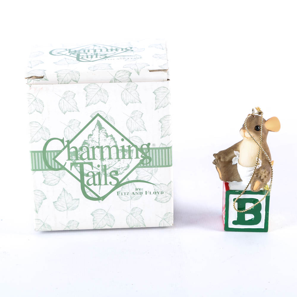 Collection of Handcrafted "Charming Tails" Springtime Figurines by Fitz and Floyd