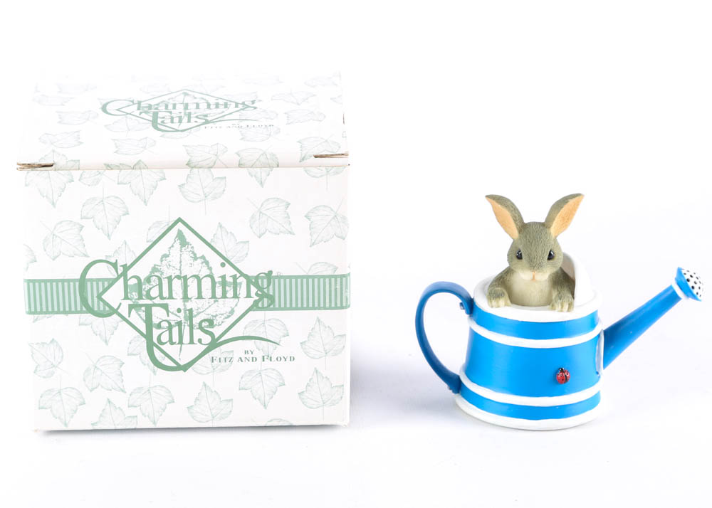 Collection of Handcrafted "Charming Tails" Springtime Figurines by Fitz and Floyd