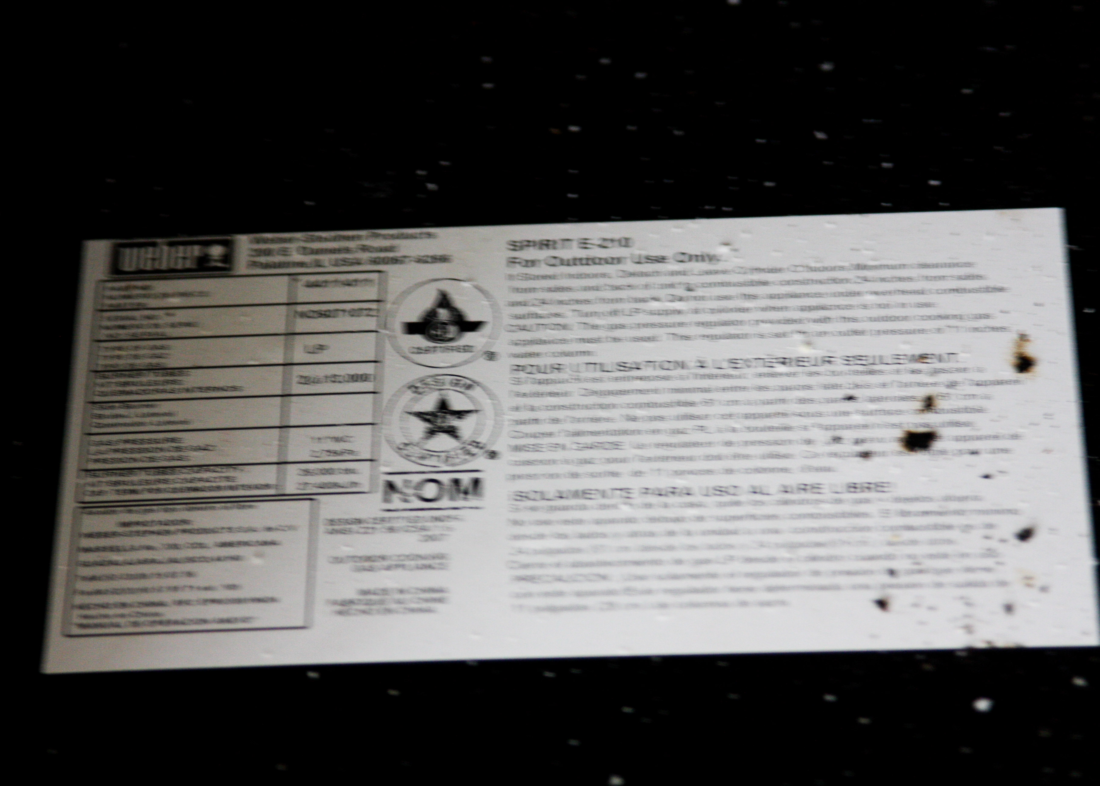 Weber Spirit Gas Grill