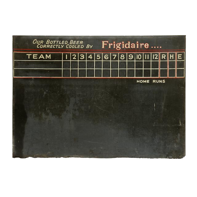 Vintage Baseball Scoreboard