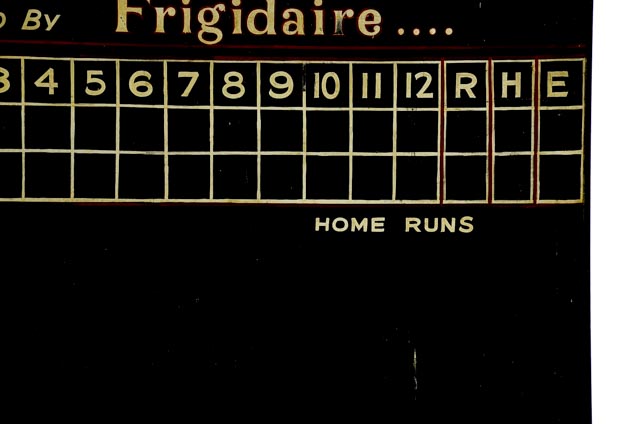 Vintage Baseball Scoreboard