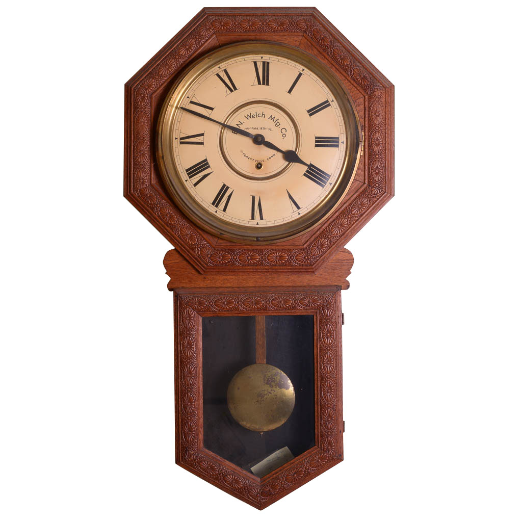 E.N. Welch Manufacturing Company Wall Clock