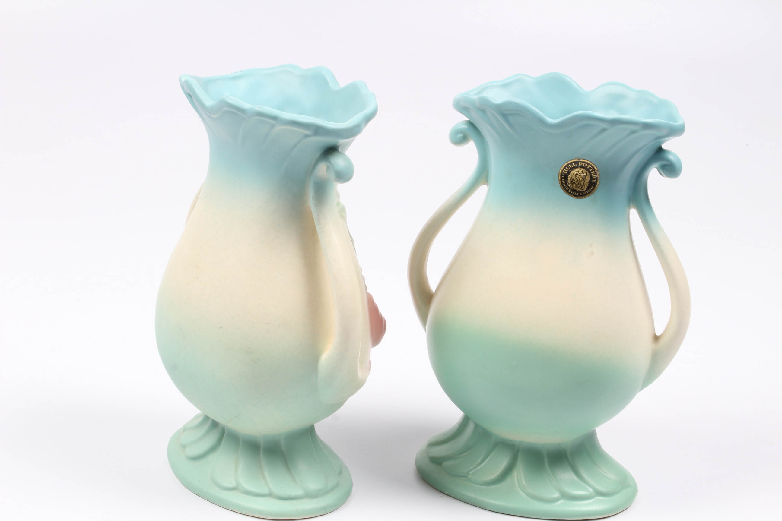 Hull Pottery Bow-Knot Vases