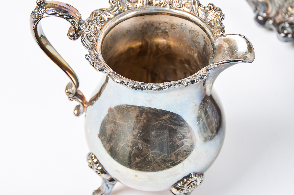 Wallace "Royal Rose" Silver Plate Tea Service