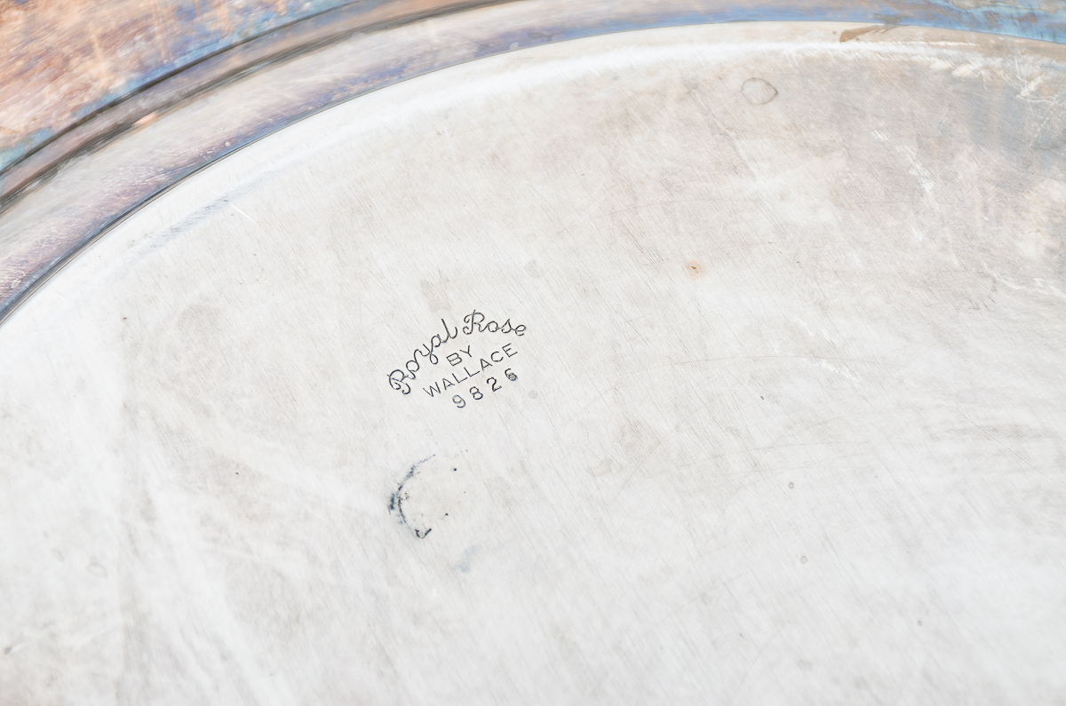 Wallace "Royal Rose" Silver Plate Tea Service