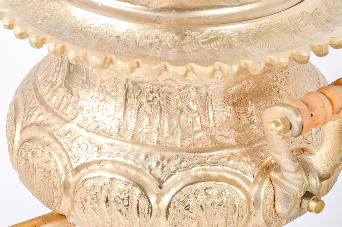 Vintage Persian Electric Tea Warmer Set