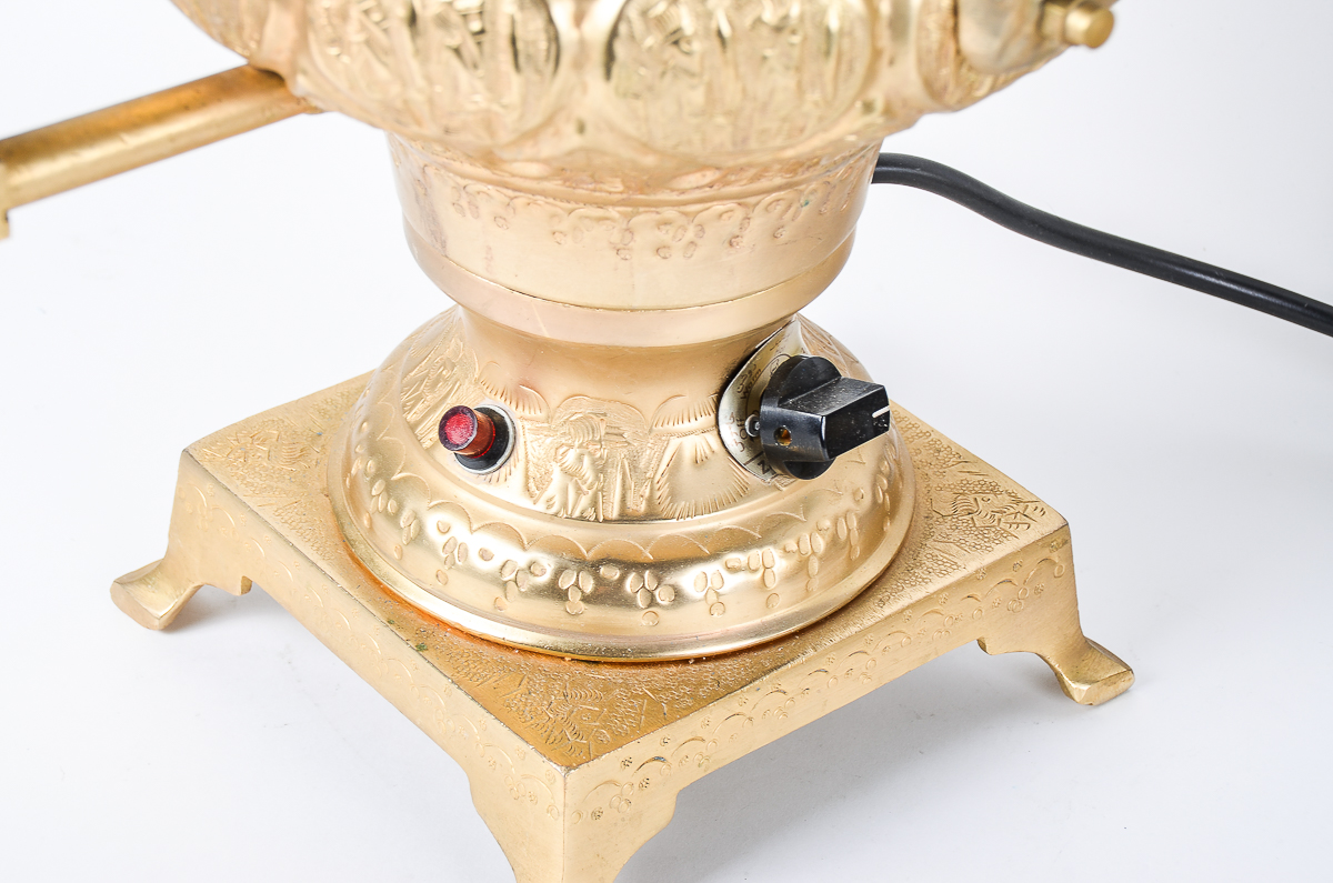 Vintage Persian Electric Tea Warmer Set