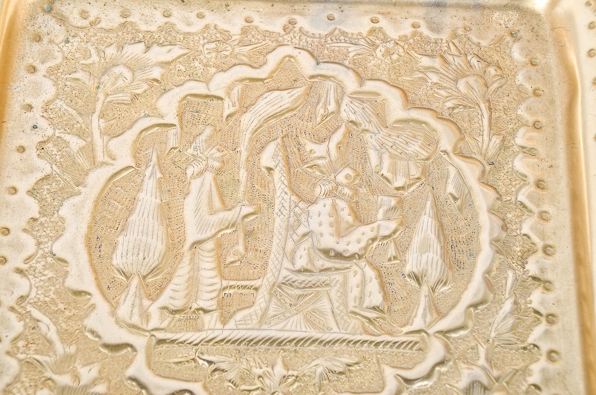 Vintage Persian Electric Tea Warmer Set