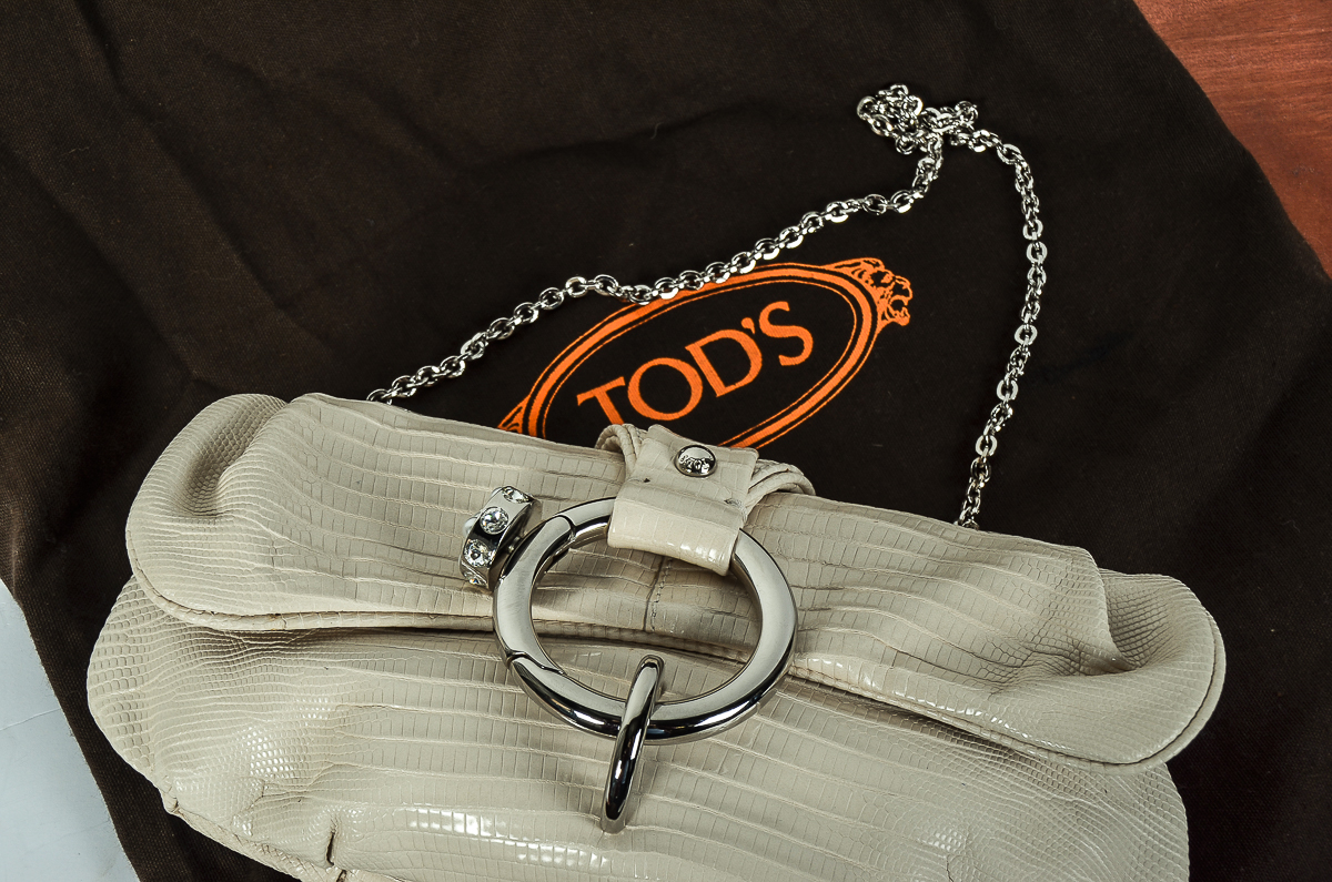 Tod's Genuine Lizard Handbag