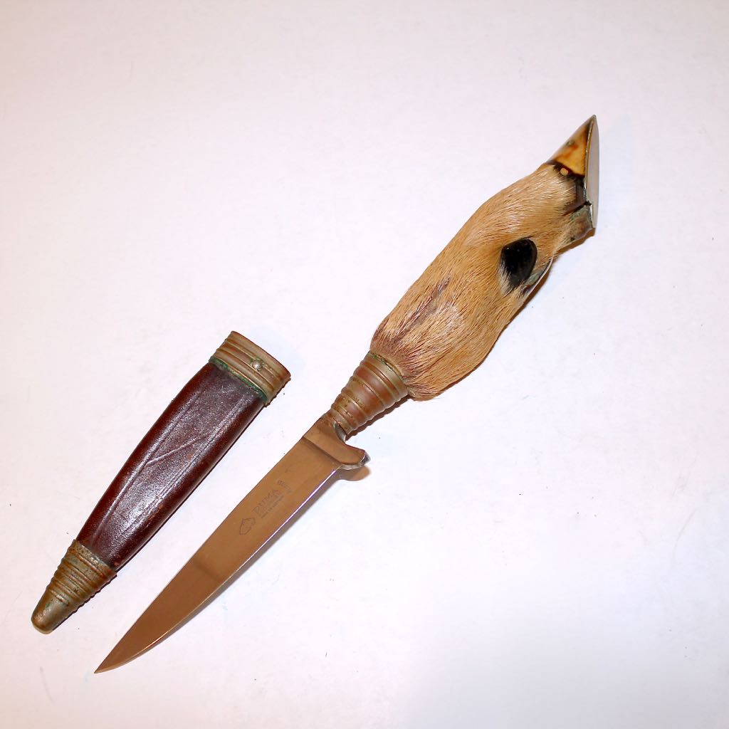 Puma Solingen Rostfrei Vintage Hoof Handle Knife