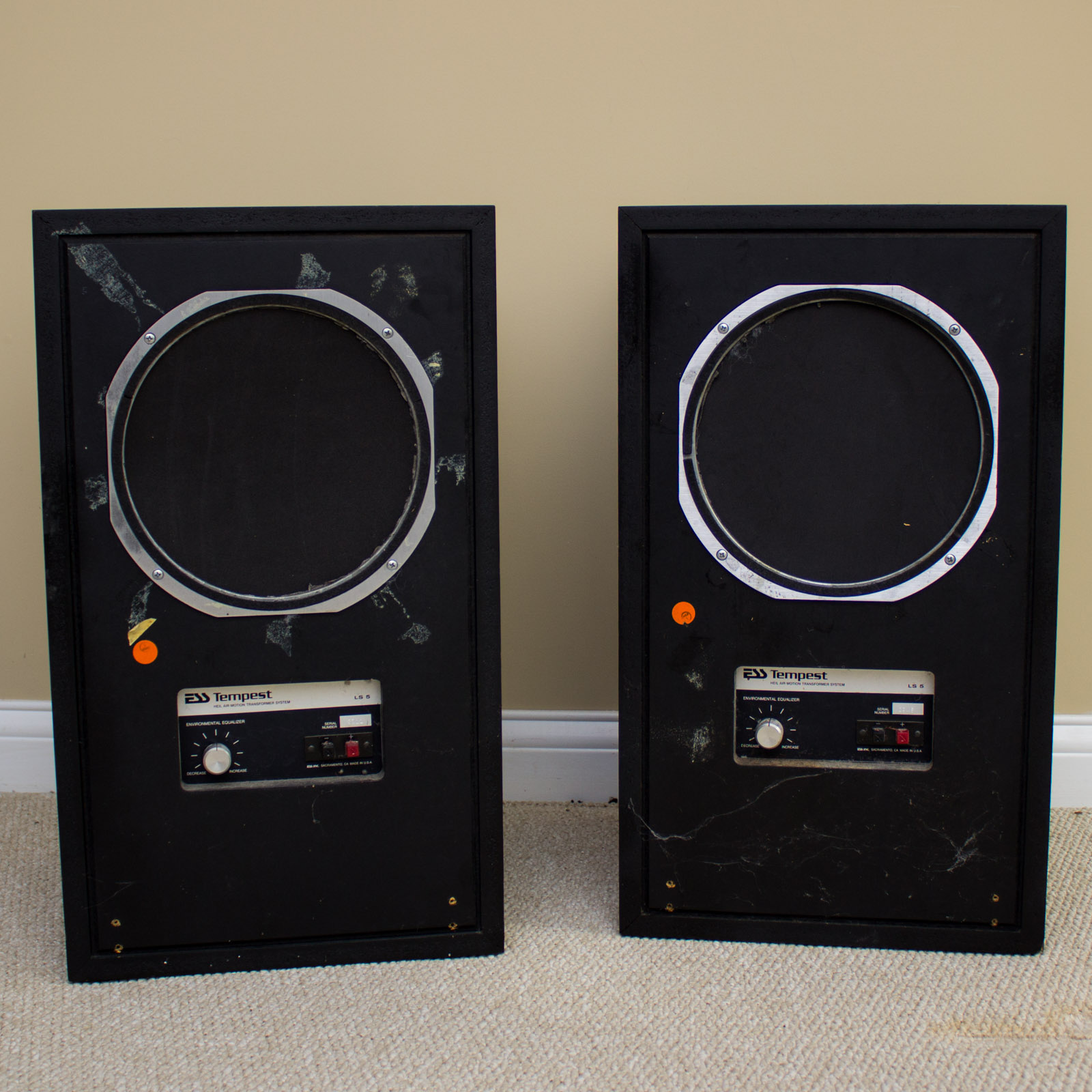 ESS Tempest LS-5 Heil Air Motion Transformer Speakers