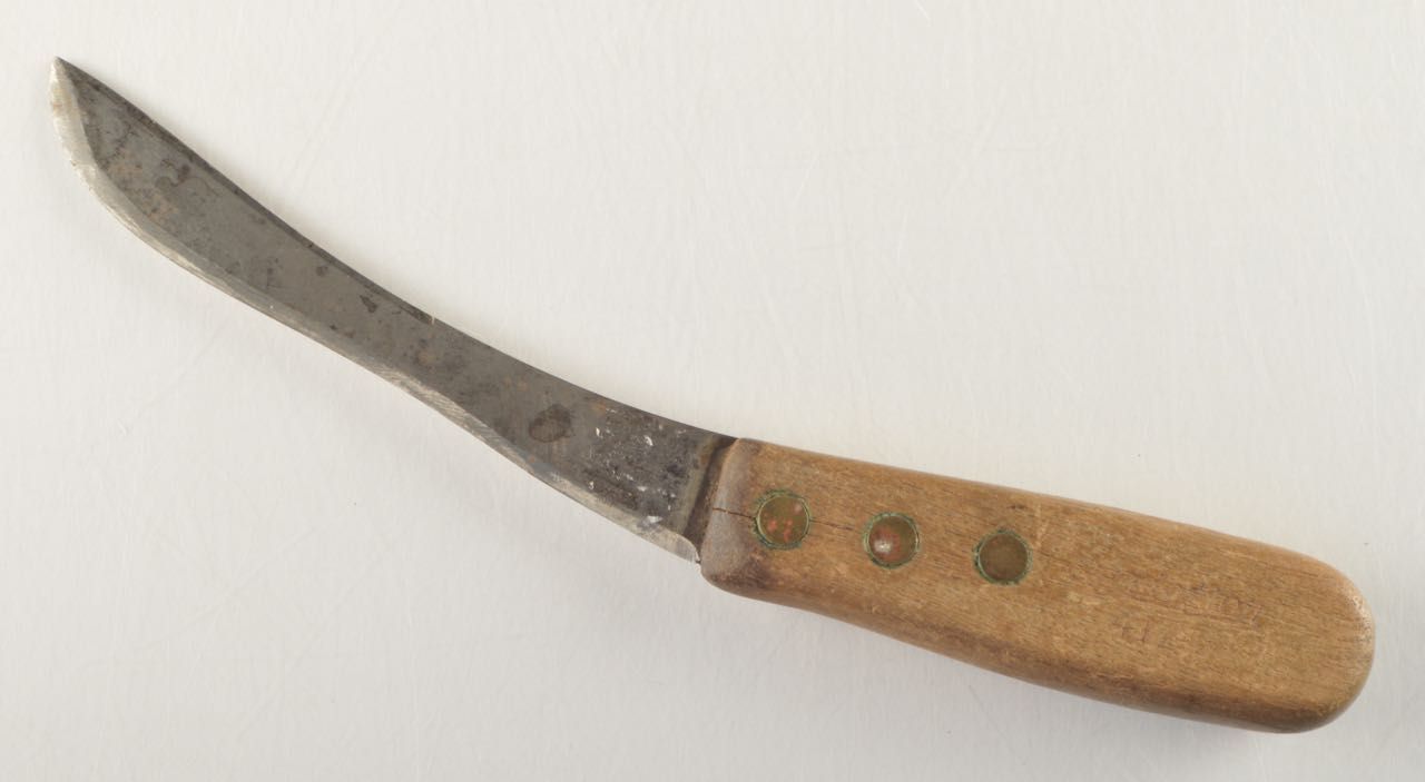 Dexter 1674 Fish Knife With "A & P Tea Co." on Handle and a Remington Skinning Knife