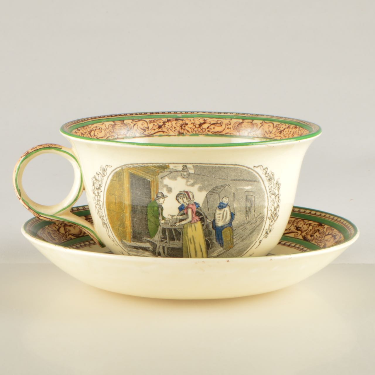 Adams Ironstone "Cries of London" Mug and Saucer