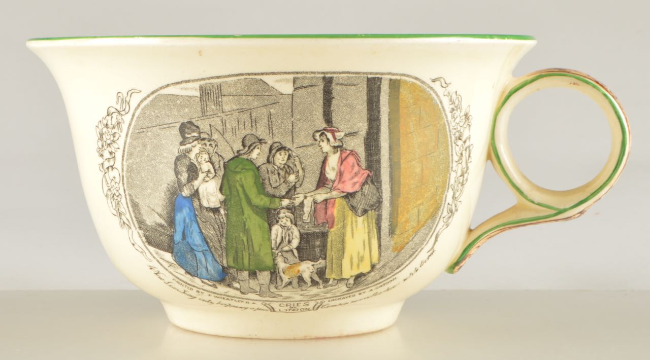 Adams Ironstone "Cries of London" Mug and Saucer