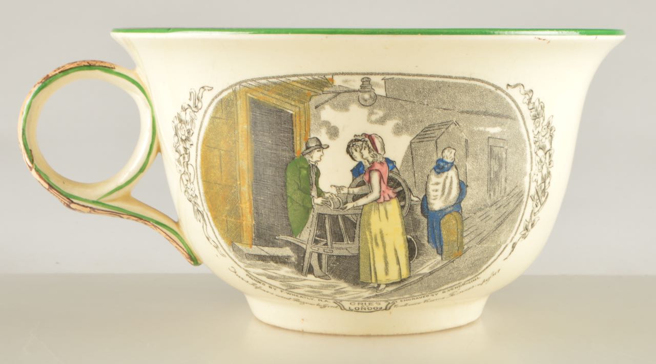 Adams Ironstone "Cries of London" Mug and Saucer