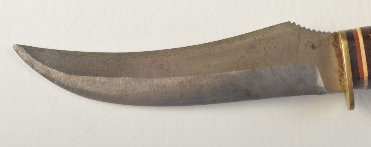 "Original Buffalo Skinner" Fixed Blade Knife With Antler Handle