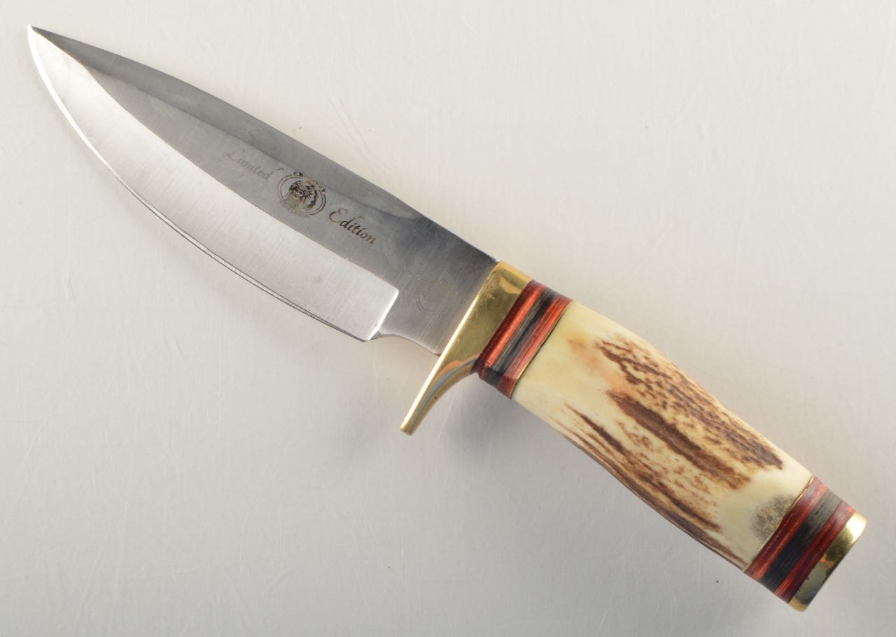 Chipaway Cutlery Limited Edition Fixed Blade Knife With Antler Handle