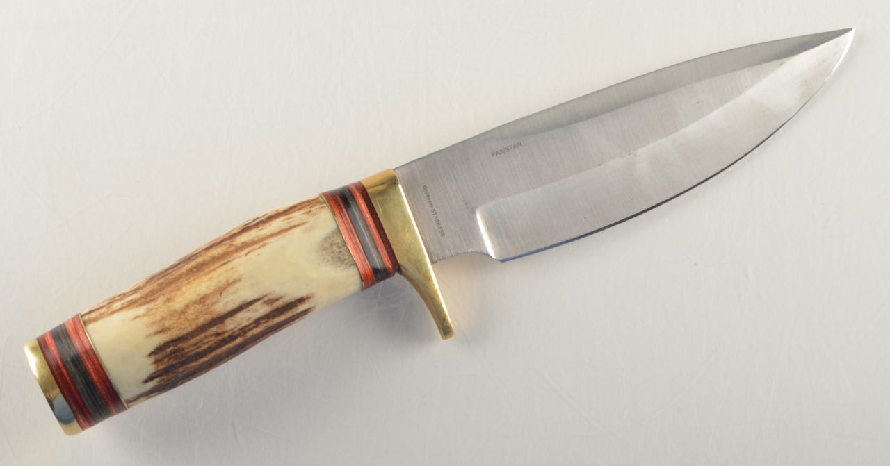 Chipaway Cutlery Limited Edition Fixed Blade Knife With Antler Handle
