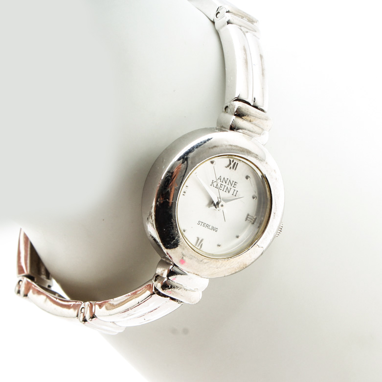 Anne klein hotsell sterling silver watch