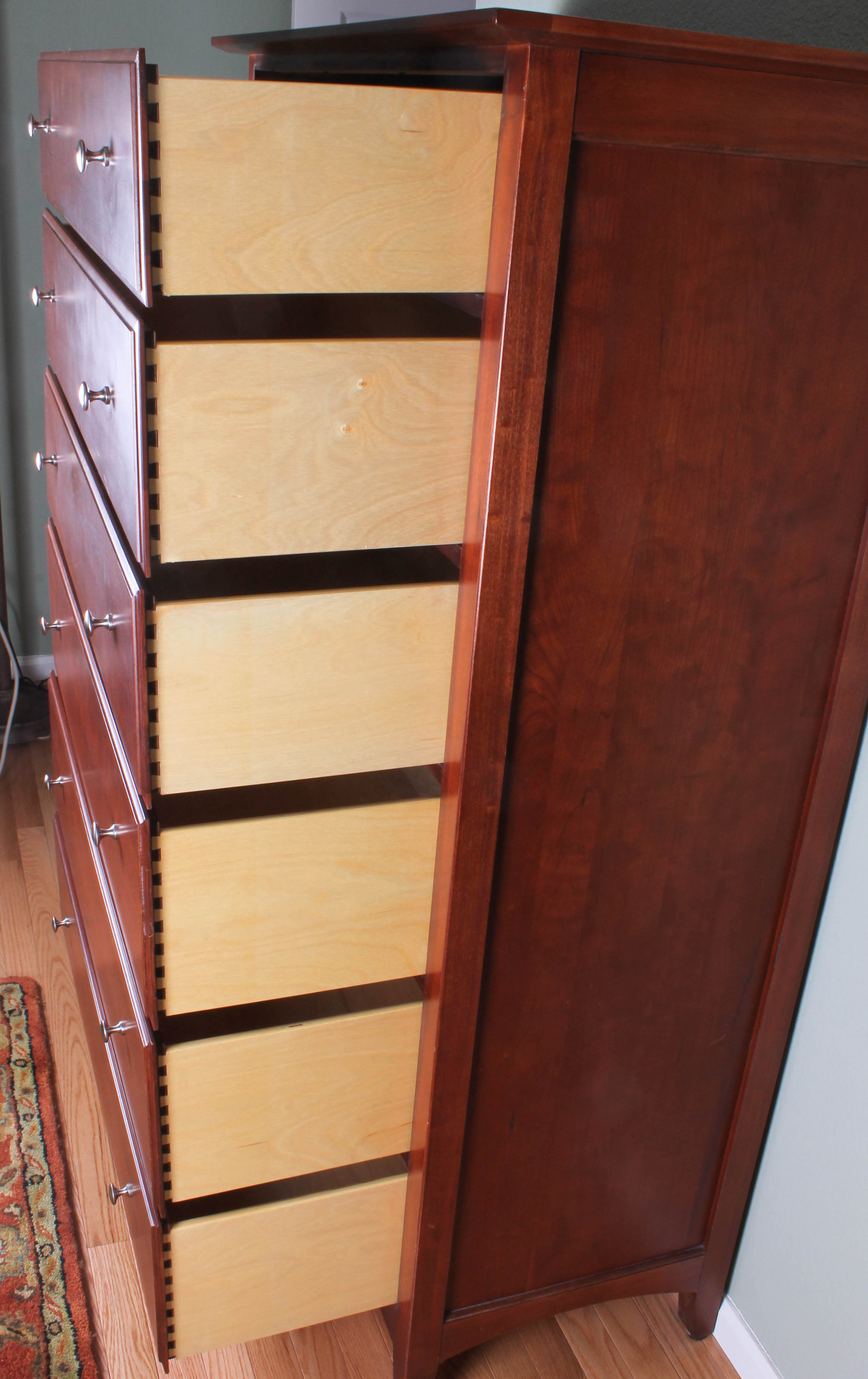 Tall Cherry Chest of Drawers by Thomasville