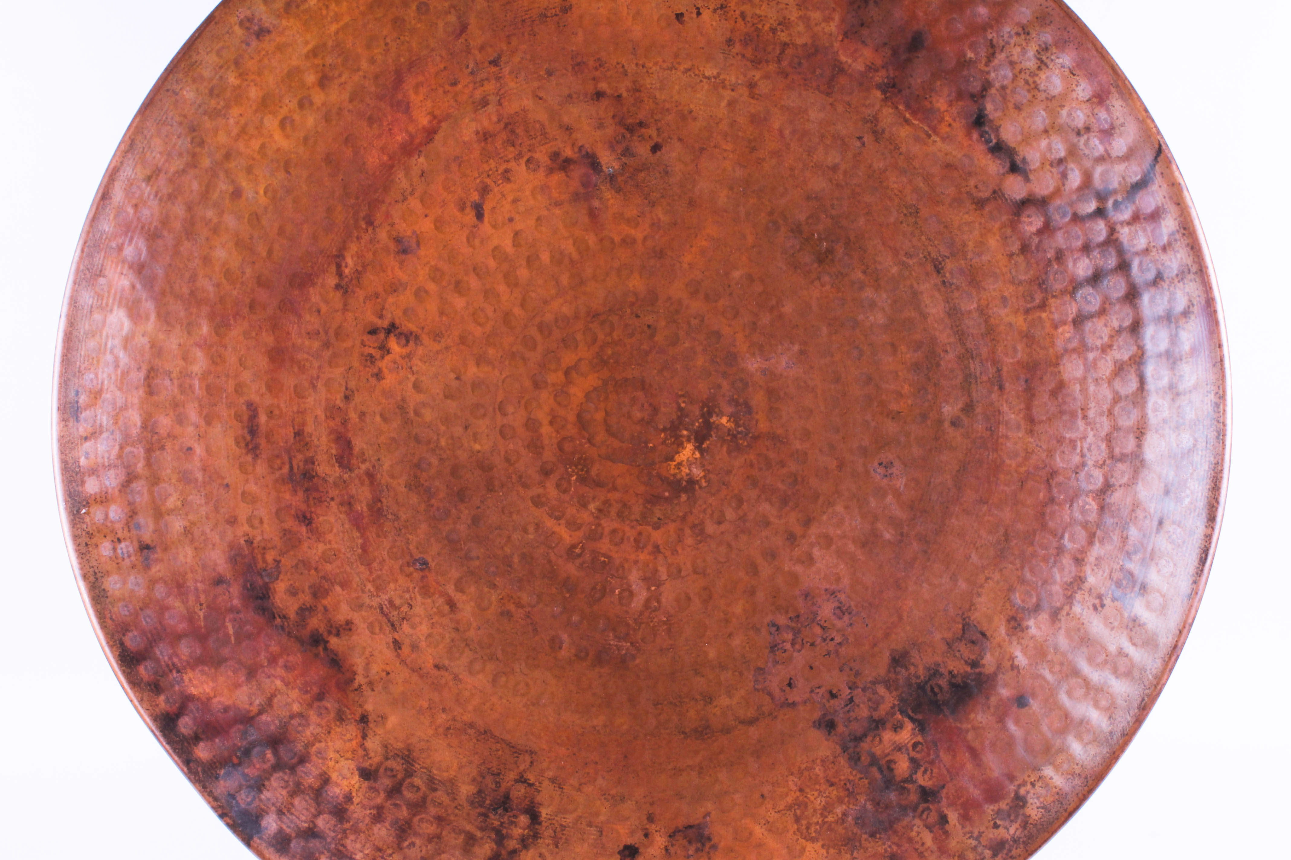 Large Hammered Copper Platter