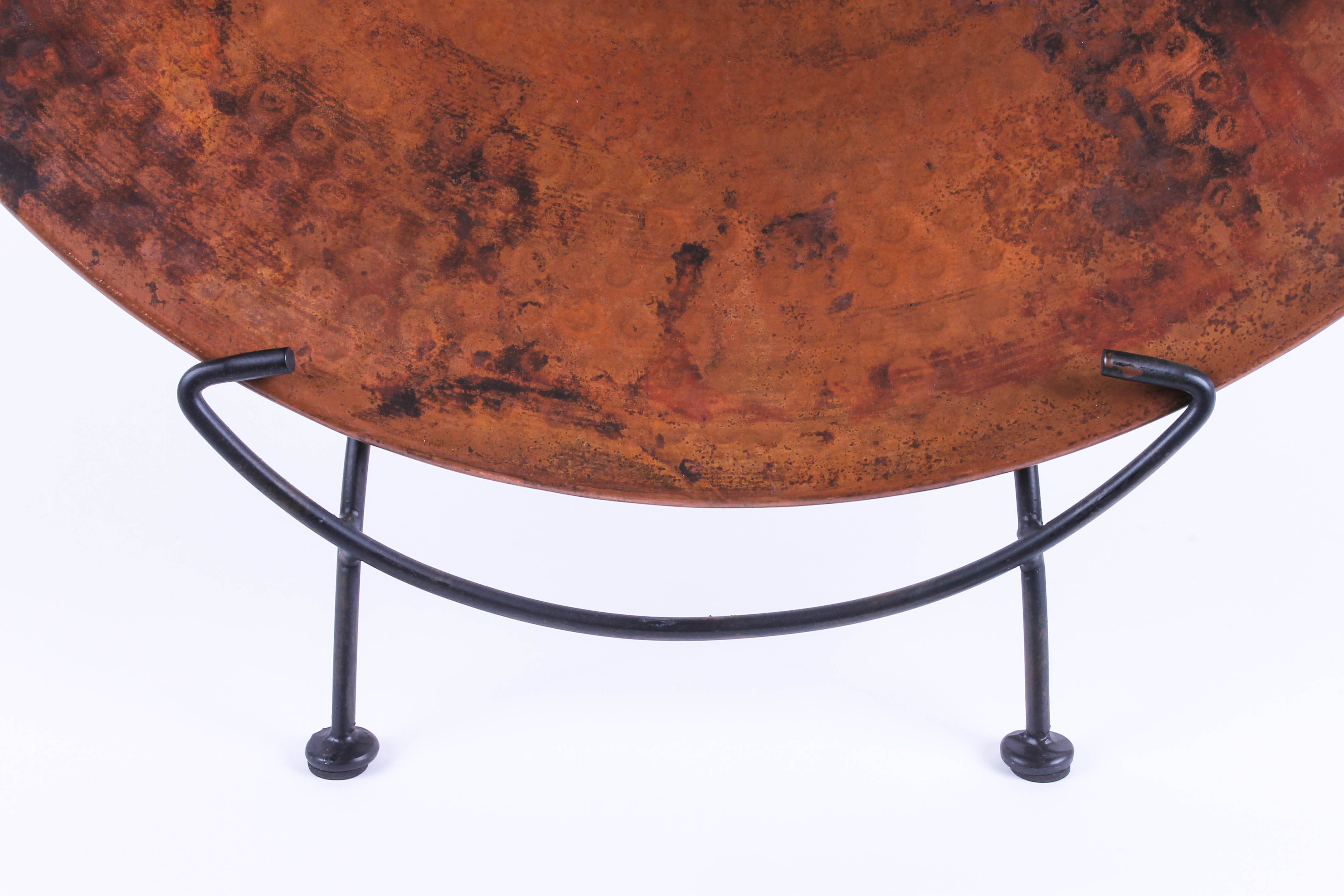 Large Hammered Copper Platter