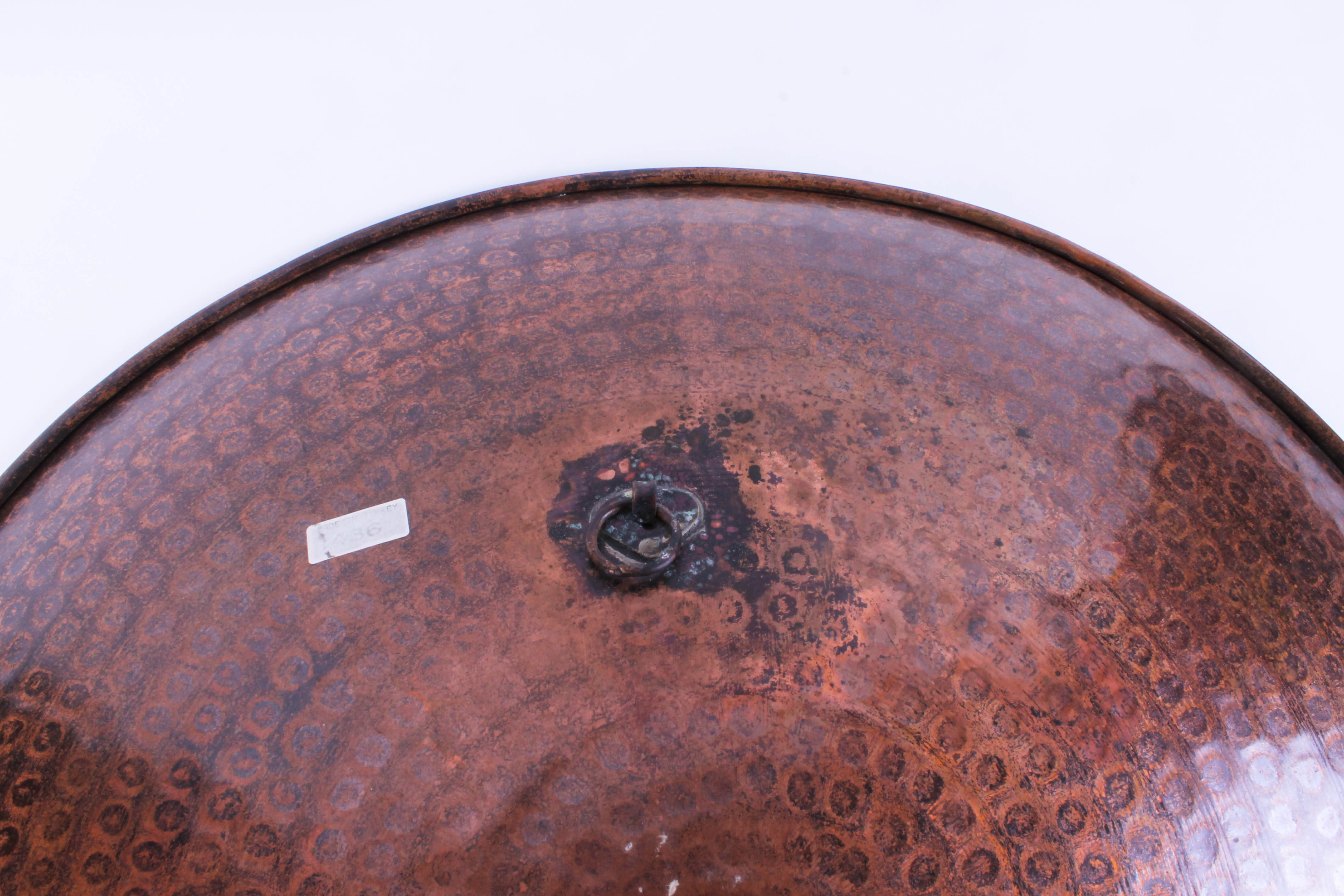 Large Hammered Copper Platter