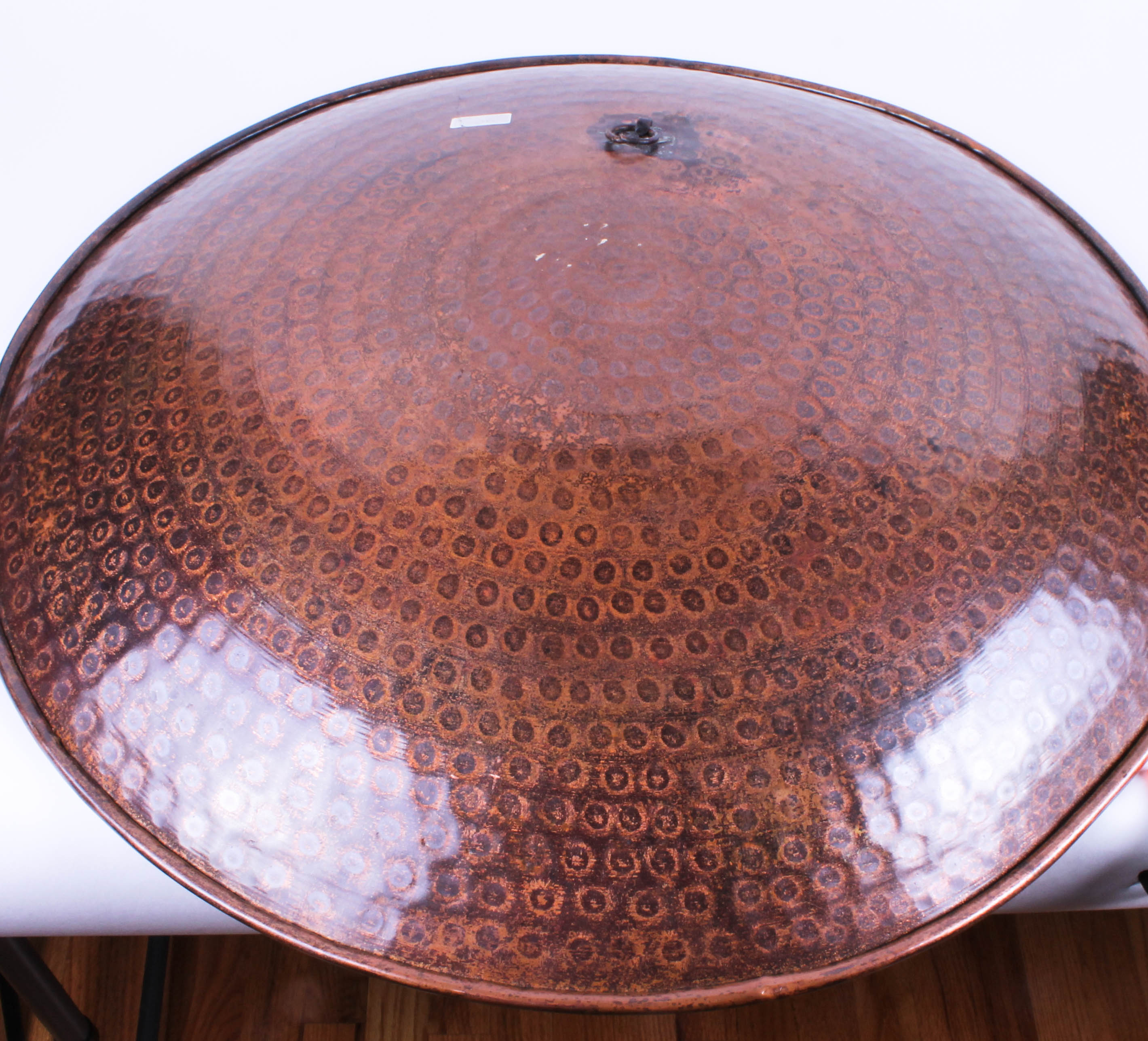 Large Hammered Copper Platter