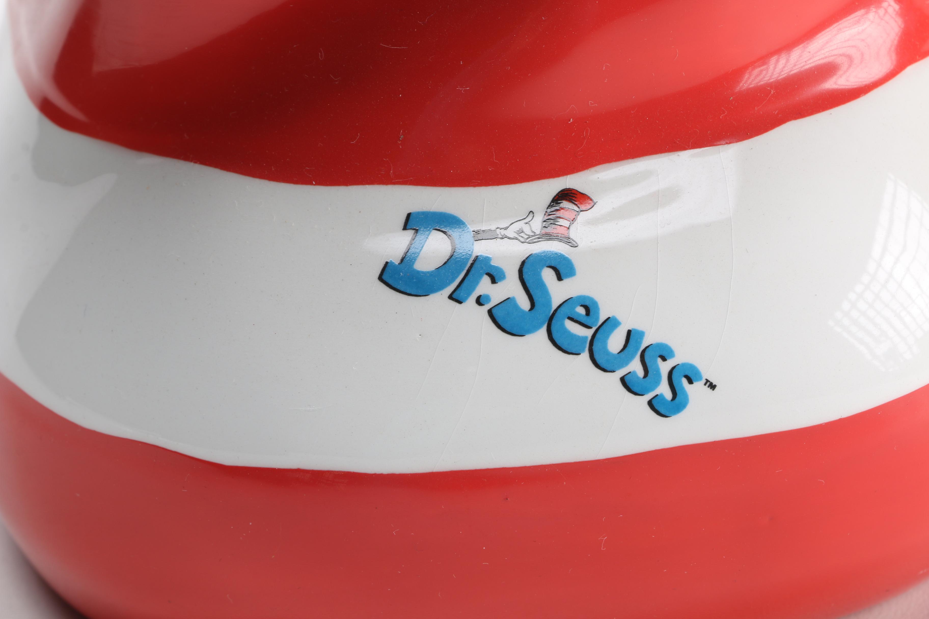 Dr. Seuss Cookie Jar Depicting "The Cat in the Hat" Characters