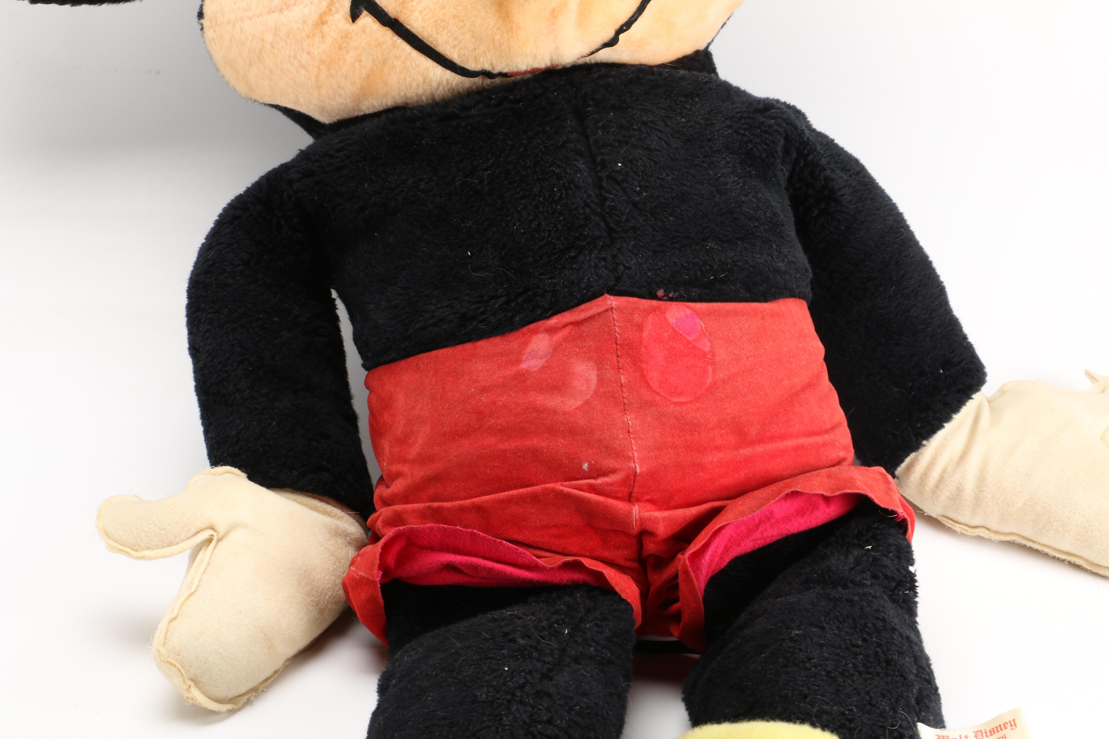 Walt Disney Toys and Accessories Featuring Mickey and Minnie Mouse Plush