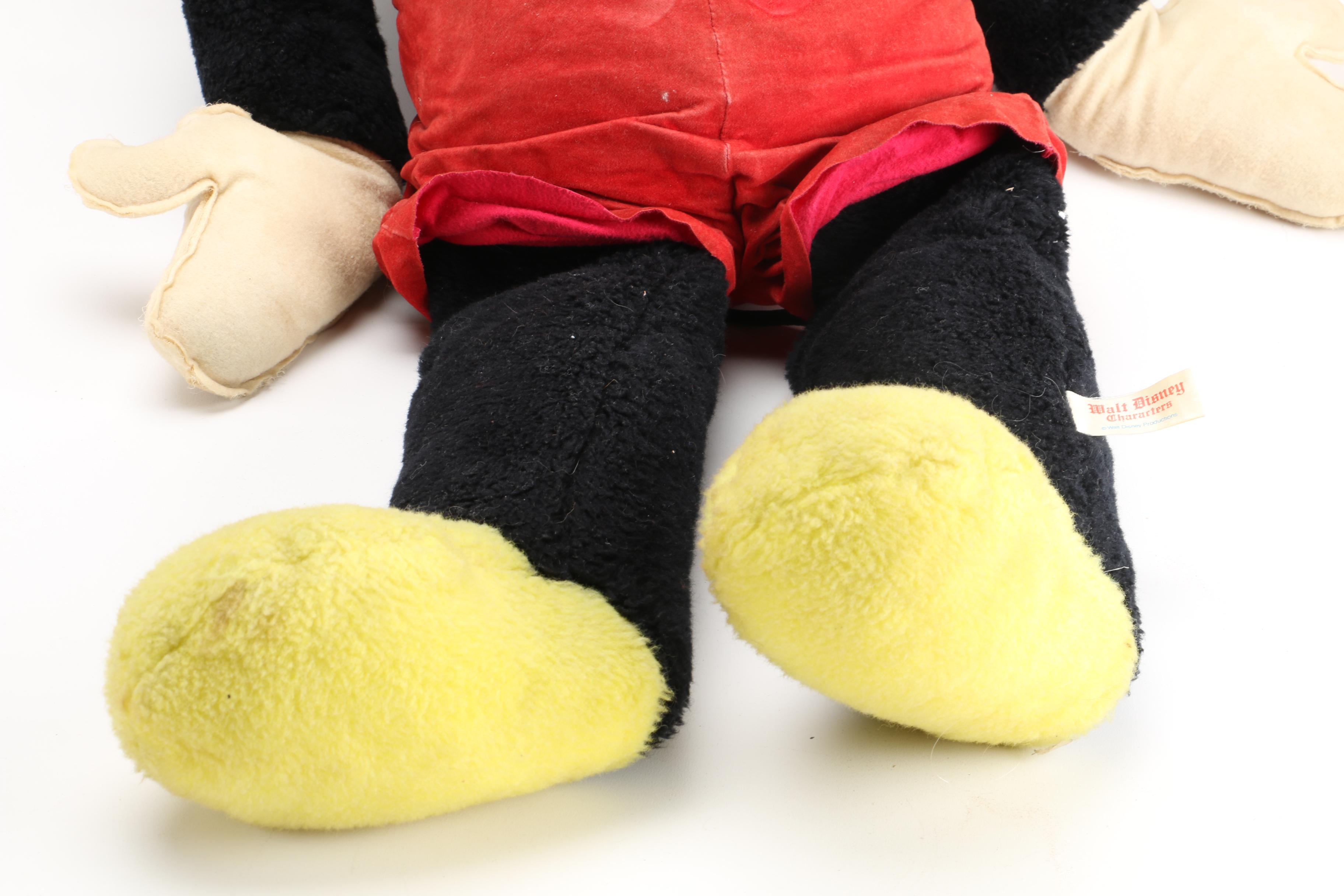 Walt Disney Toys and Accessories Featuring Mickey and Minnie Mouse Plush