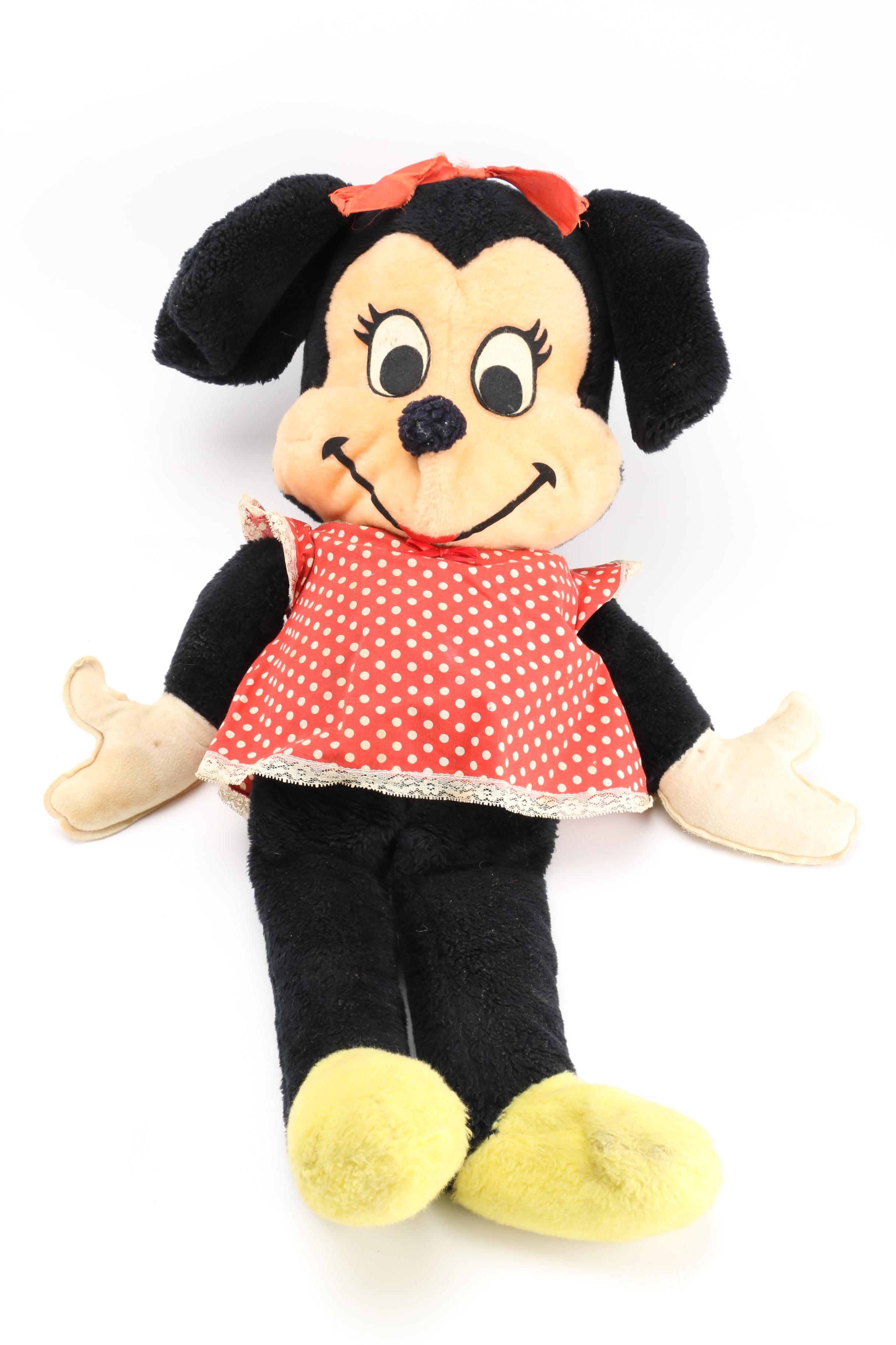 Walt Disney Toys and Accessories Featuring Mickey and Minnie Mouse Plush