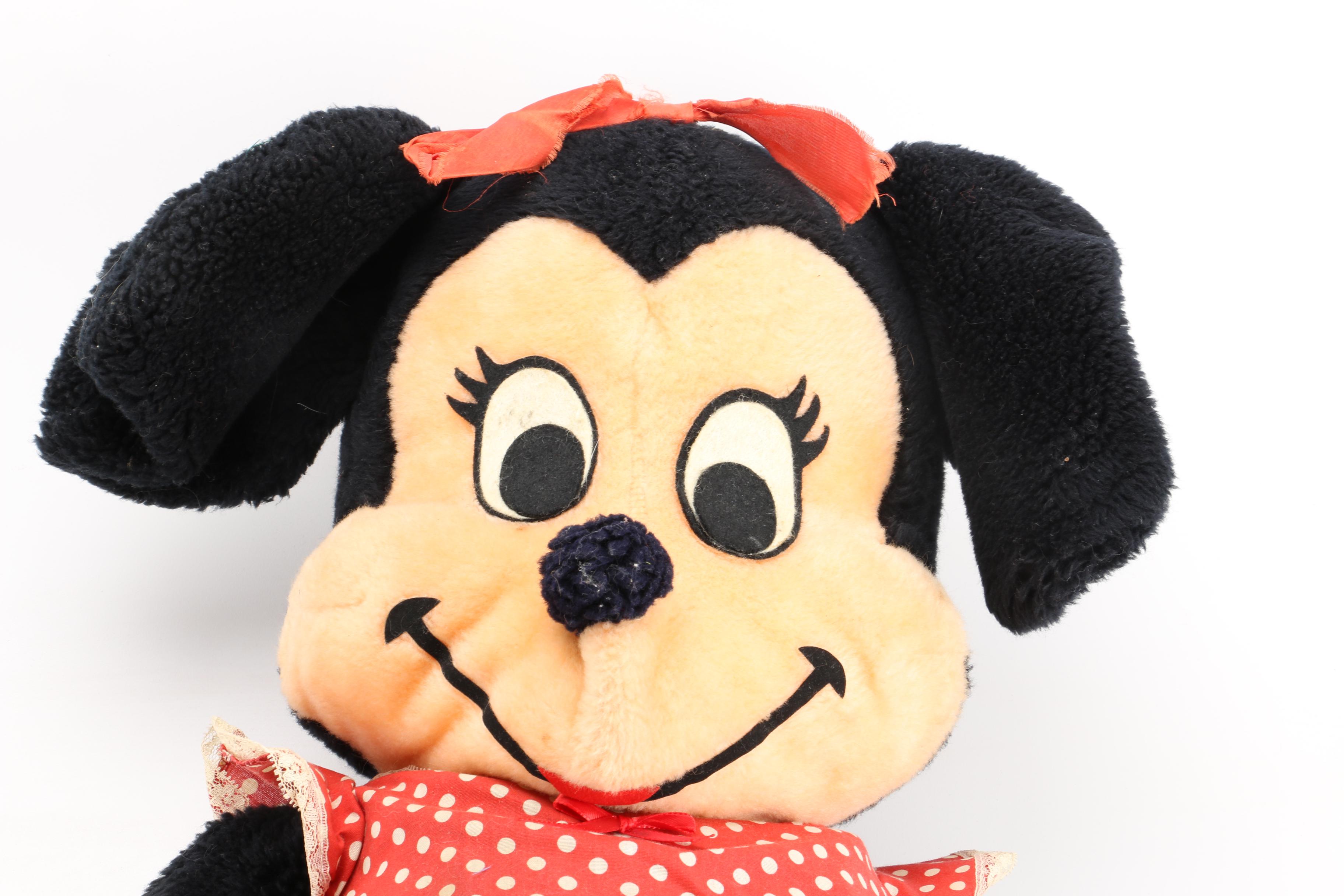 Walt Disney Toys and Accessories Featuring Mickey and Minnie Mouse Plush